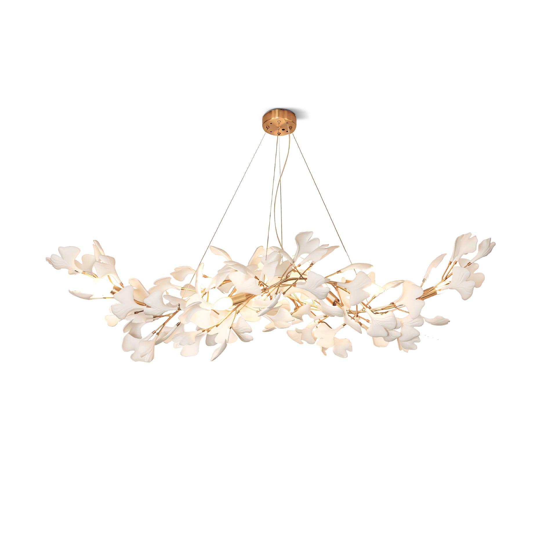 Vashayra Floral Capiz Shell Chandelier