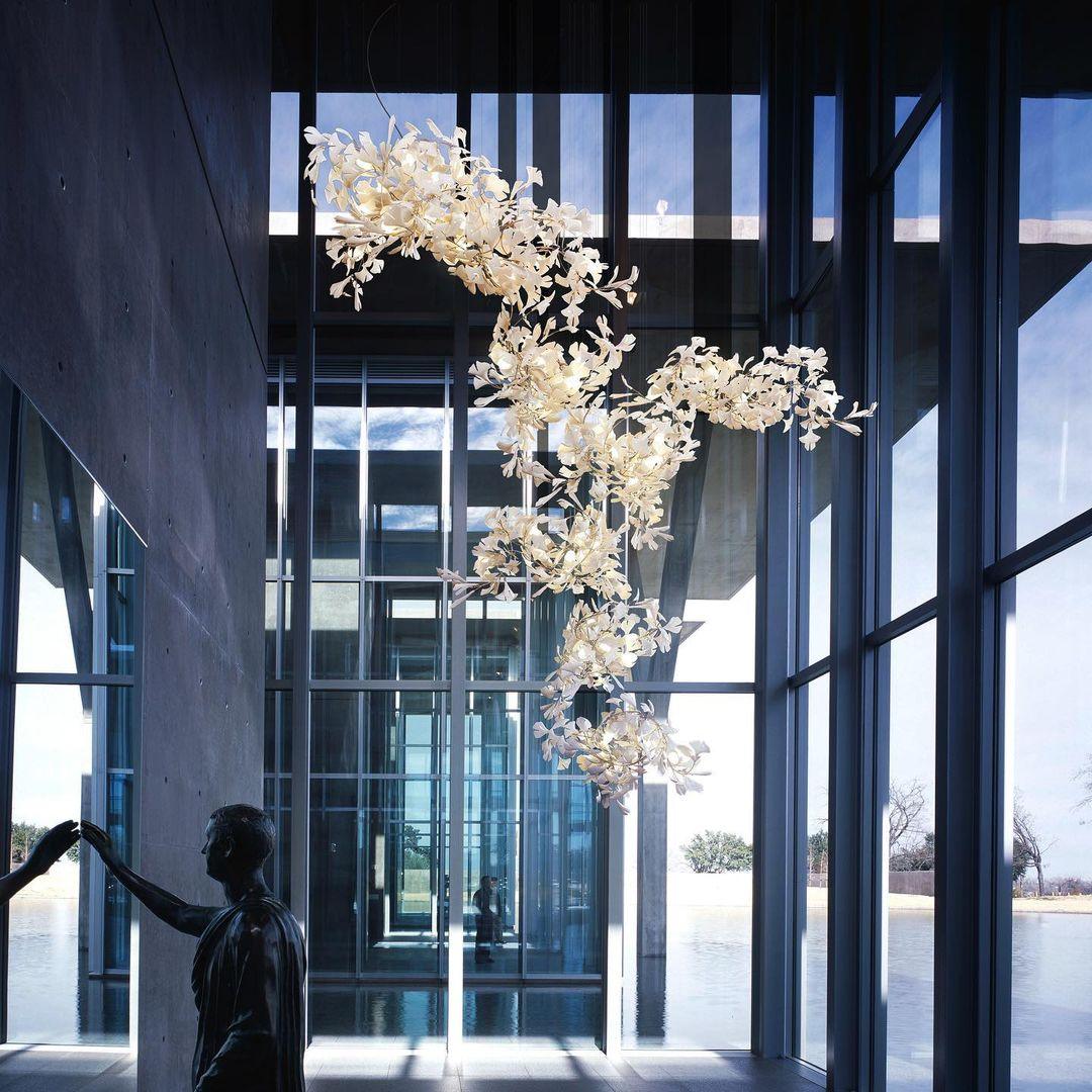 Cerivissa Gingko Ceramic Combination Chandelier