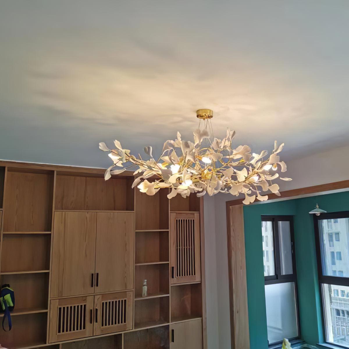 Fioraford Bloom Gingko Chandelier