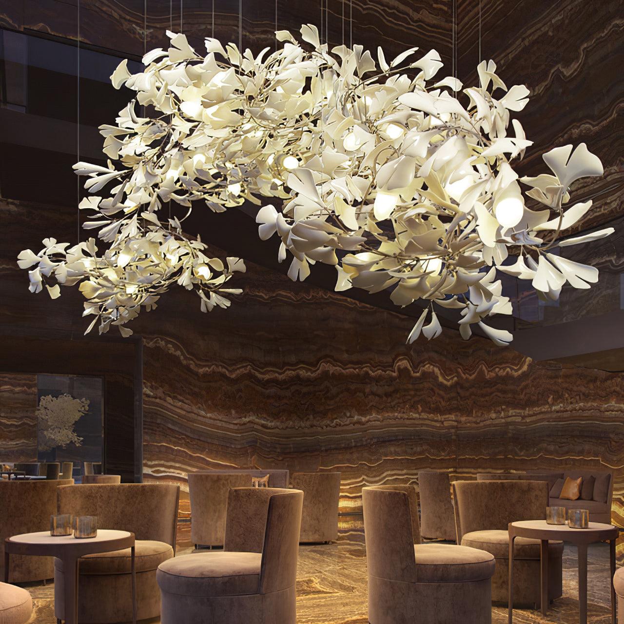 Fioraford Bloom Gingko Chandelier