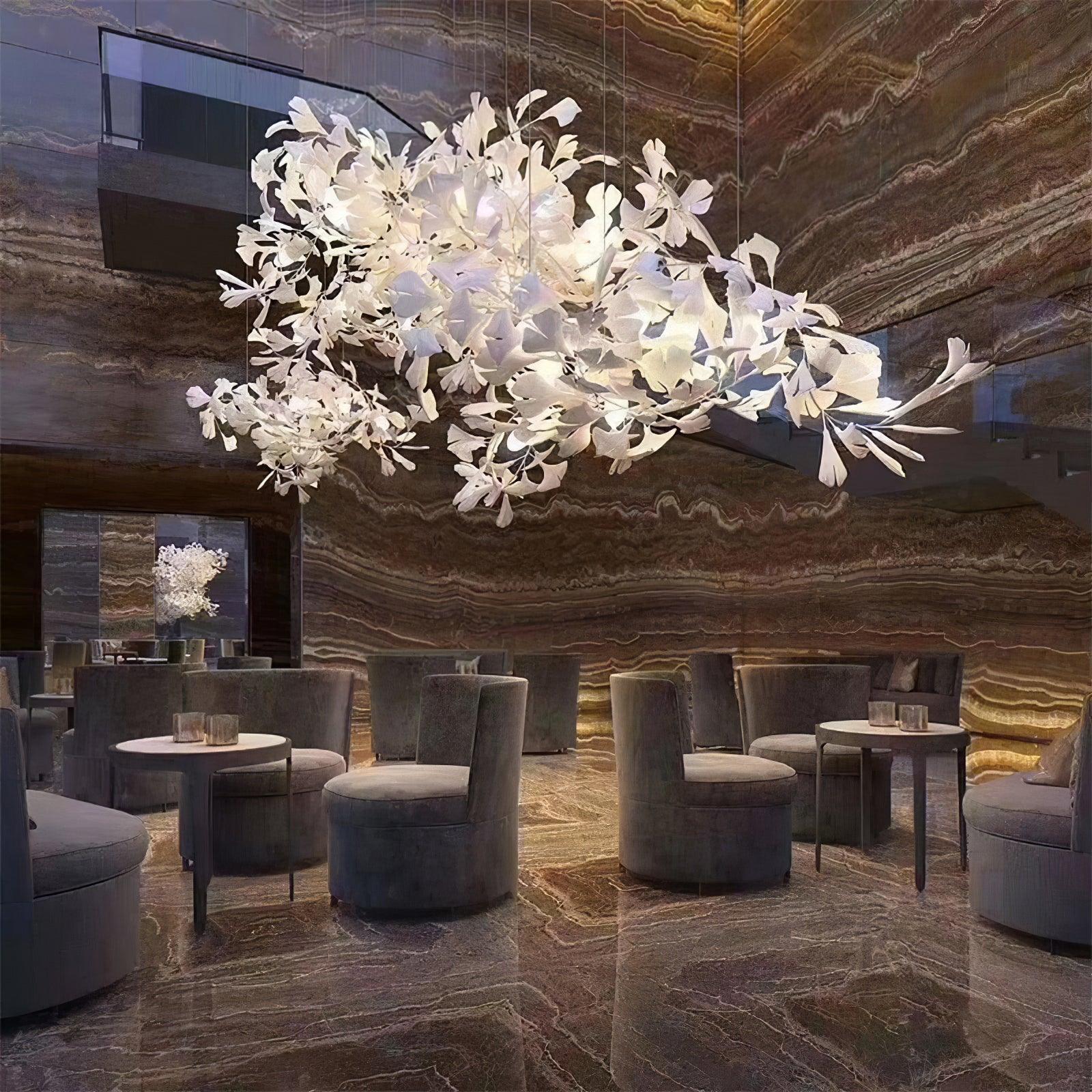Fioraford Bloom Gingko Chandelier