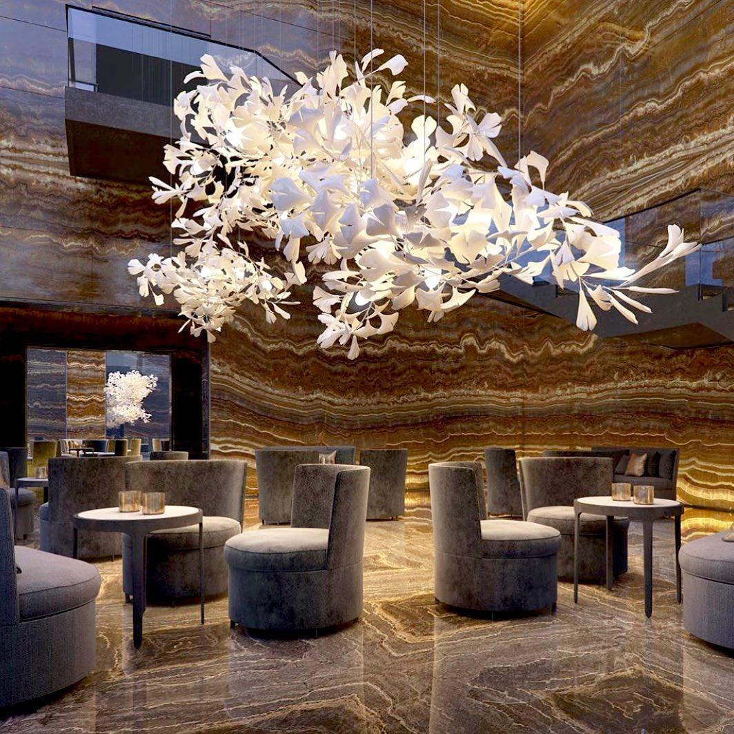 Fioraford Bloom Gingko Chandelier