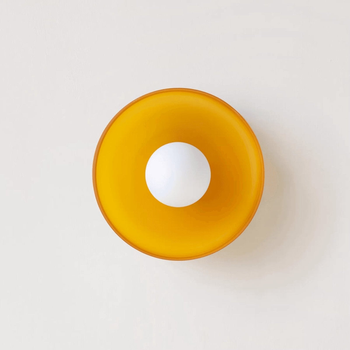 Diroxen Ceiling Lamp Orange Ring Playful Sculptural