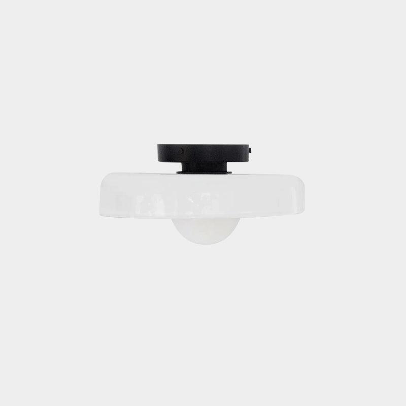 Solara Ceiling Lamp Orange Ring Playful Sculptural - Neutral Decor