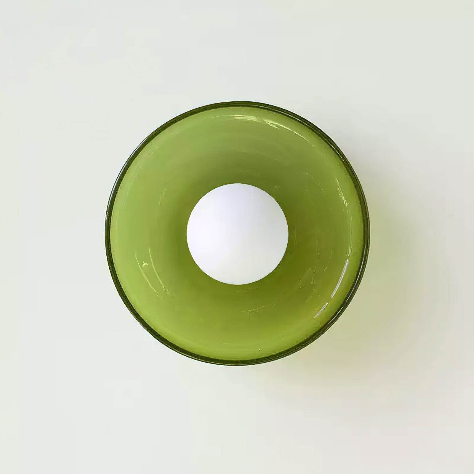 Solara Ceiling Lamp Orange Ring Playful Sculptural - Neutral Decor