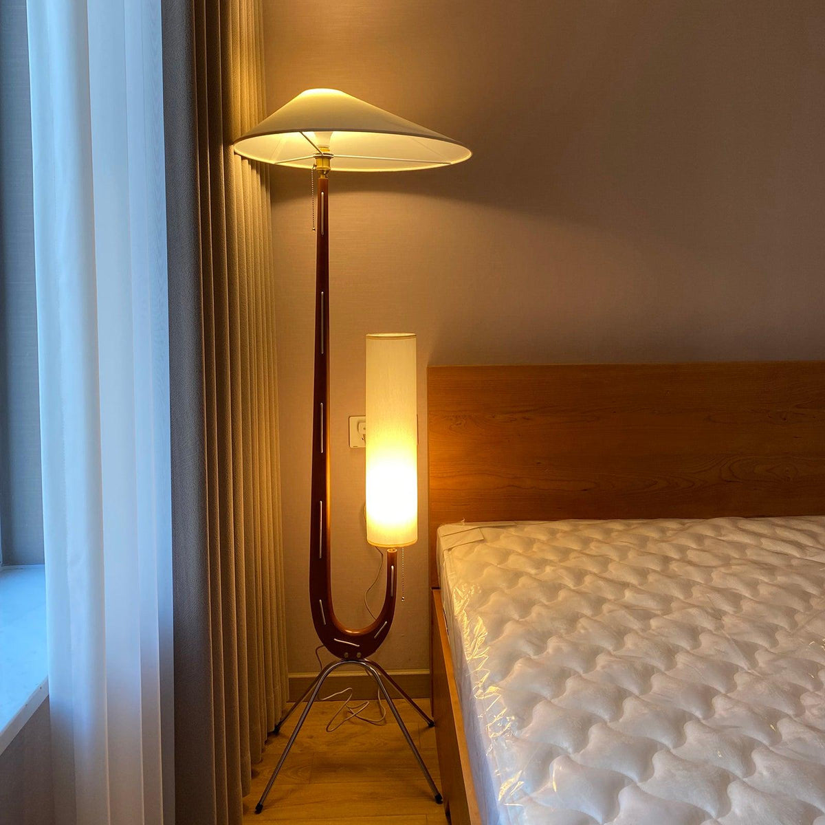 Novael Fabric Scandinavian Floor Lamp