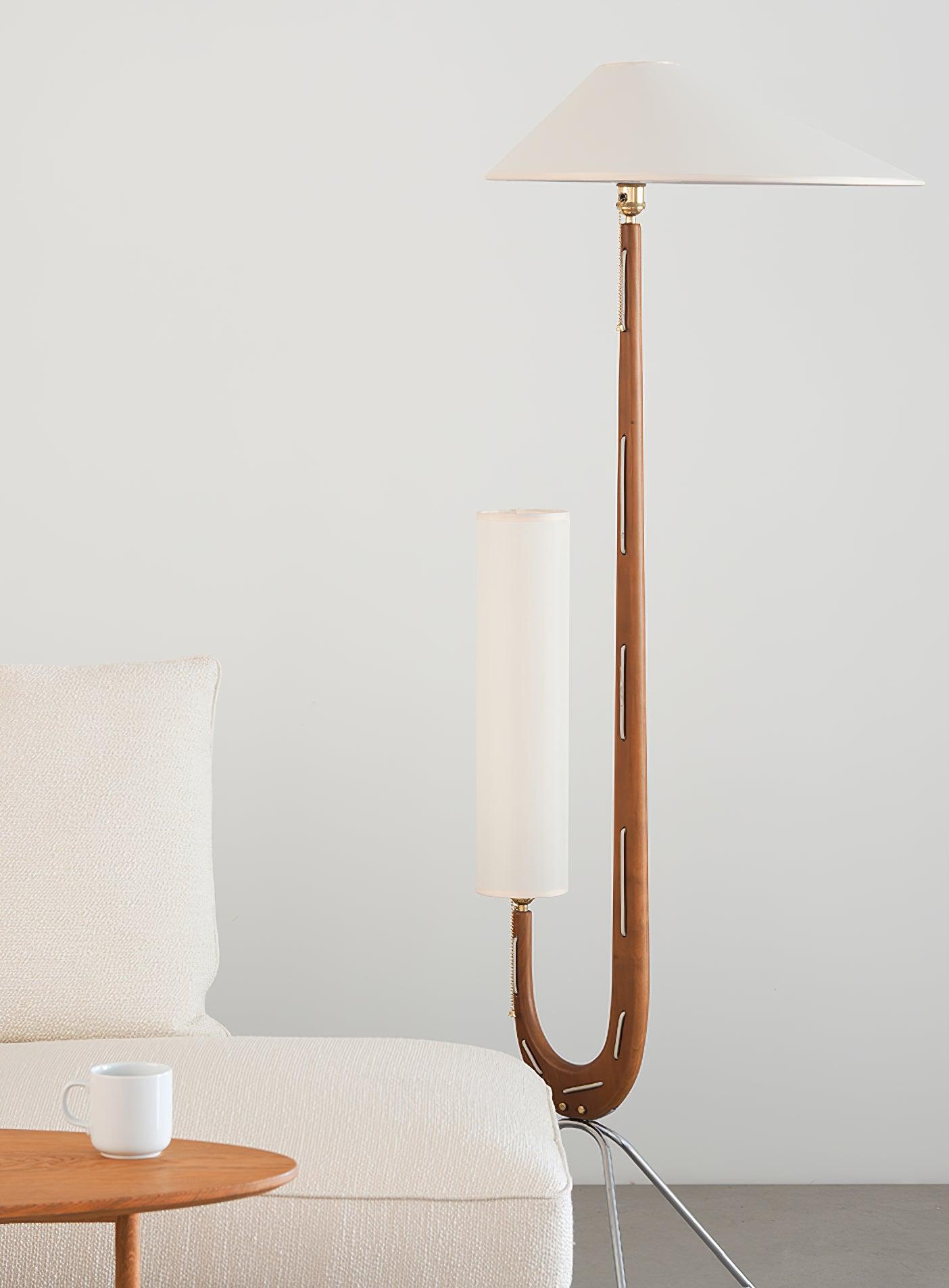 Novael Fabric Scandinavian Floor Lamp
