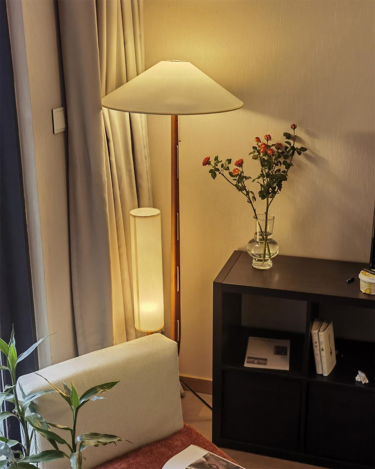 Novael Fabric Scandinavian Floor Lamp