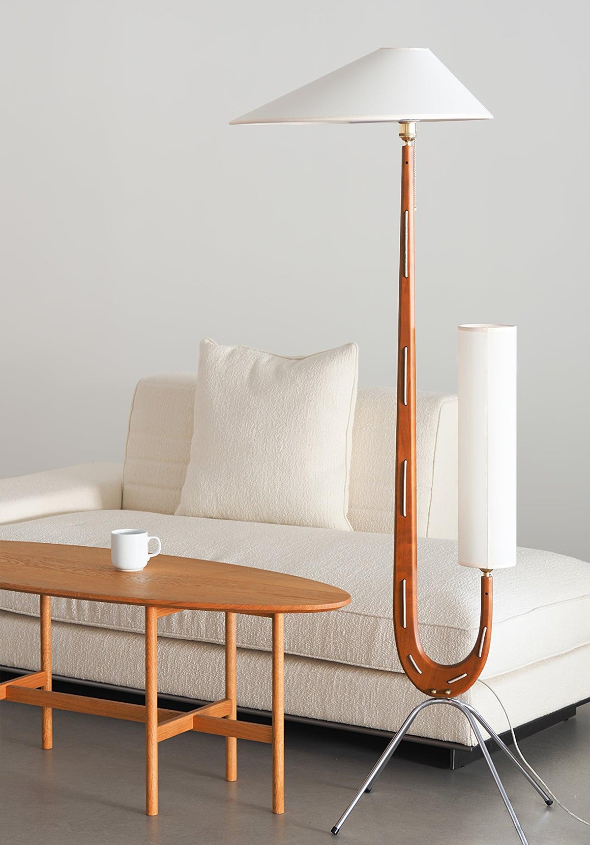 Novael Fabric Scandinavian Floor Lamp