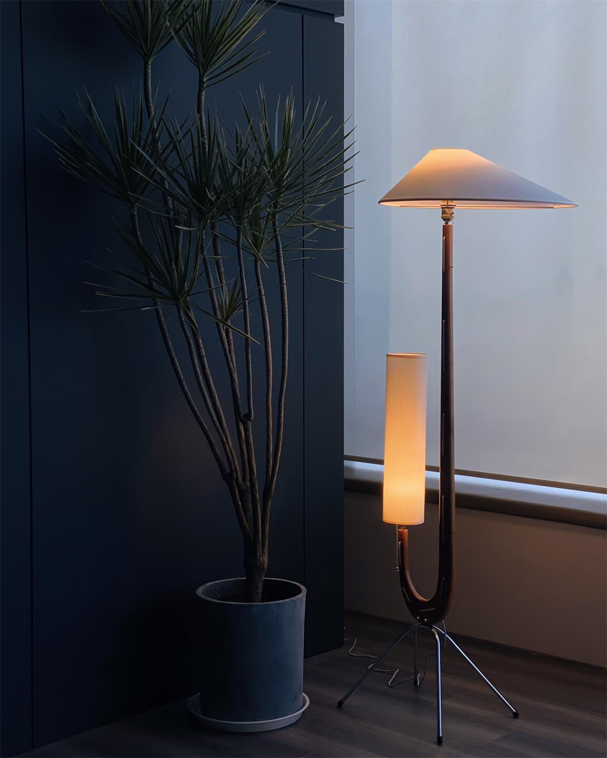 Novael Fabric Scandinavian Floor Lamp