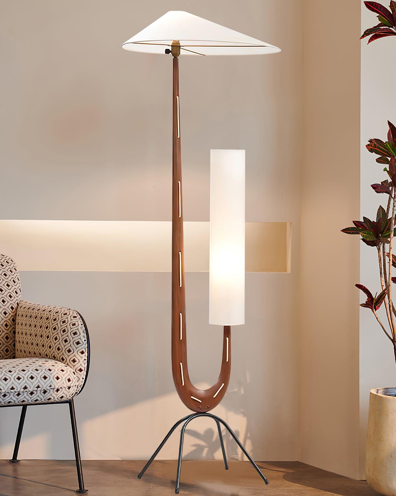 Novael Fabric Scandinavian Floor Lamp