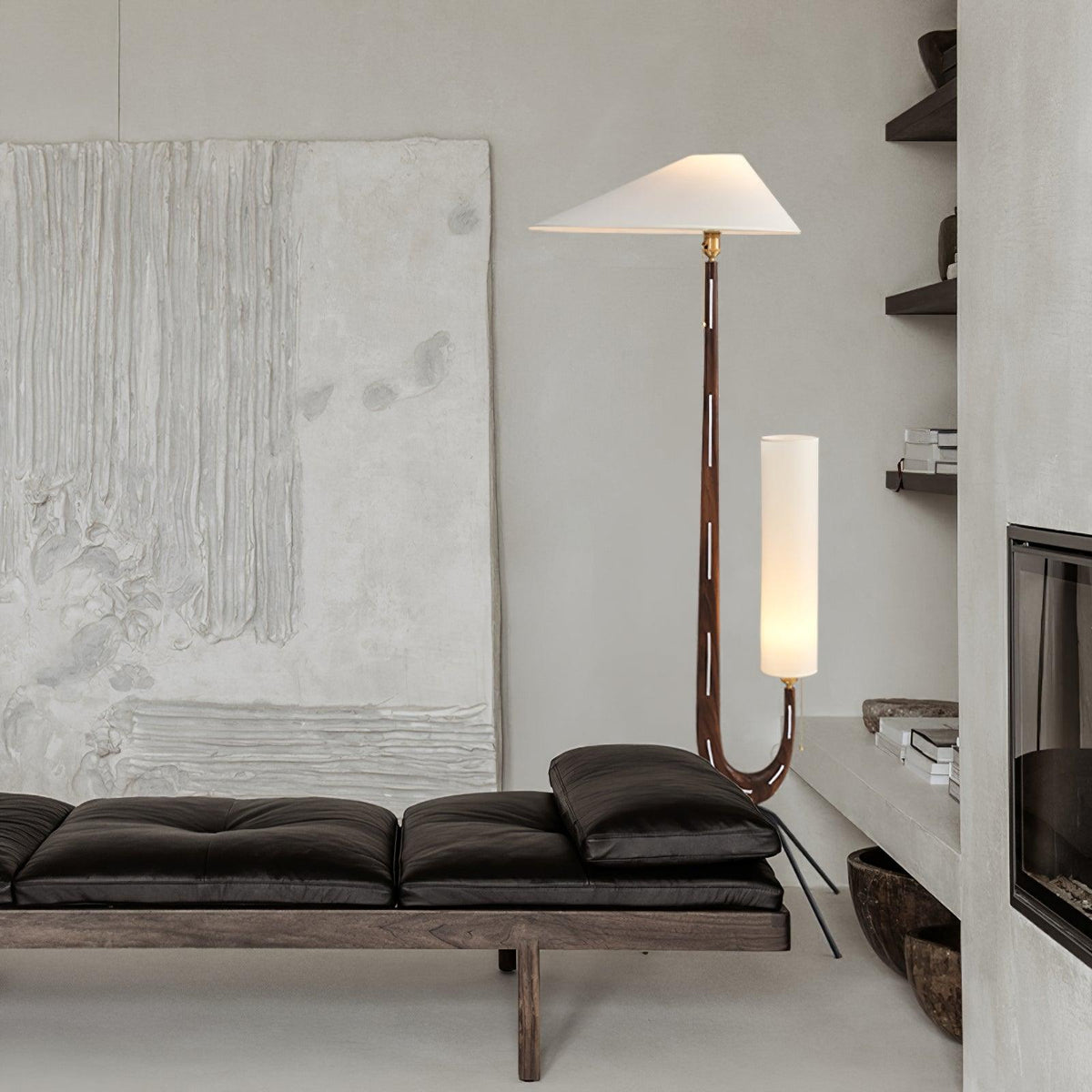 Novael Fabric Scandinavian Floor Lamp