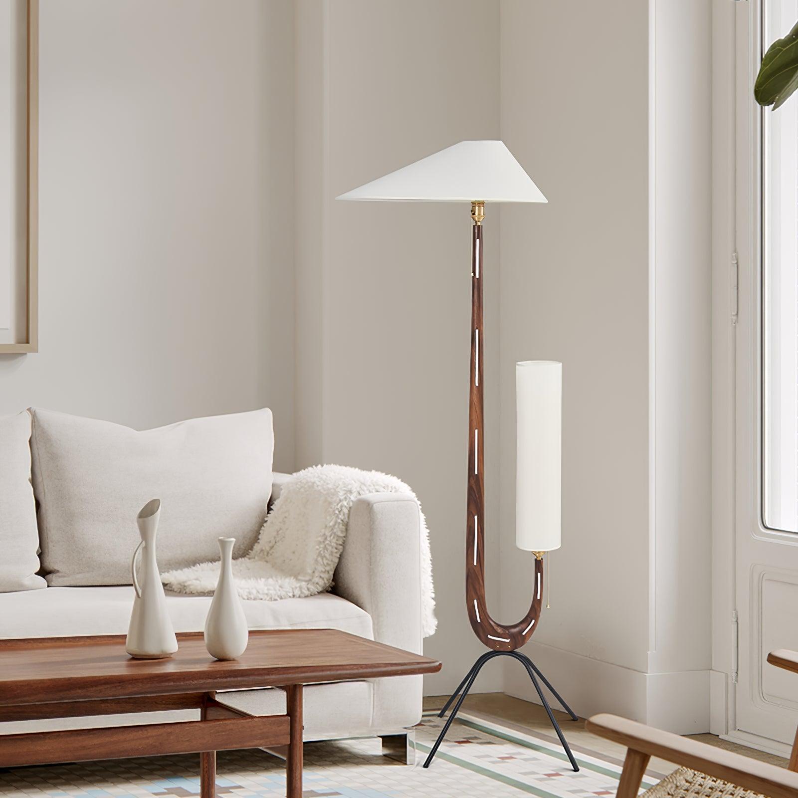 Novael Fabric Scandinavian Floor Lamp