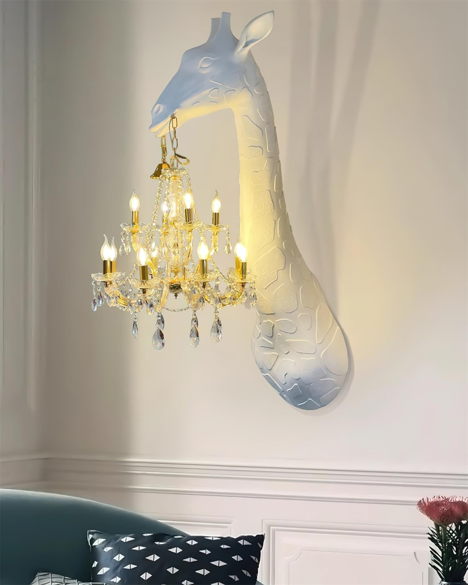 Elyoelle Individual Creativity Crystal Wall Lamp