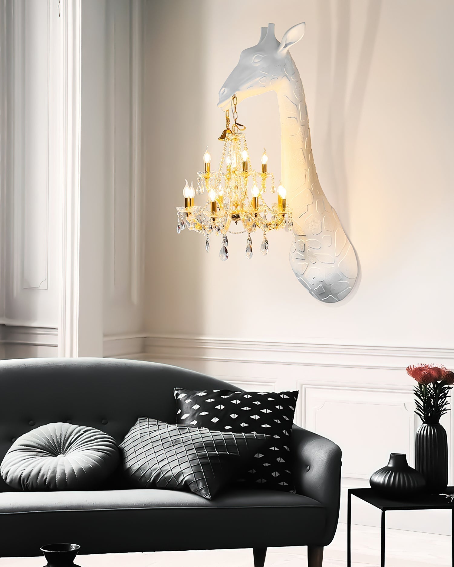 Elyoelle Individual Creativity Crystal Wall Lamp