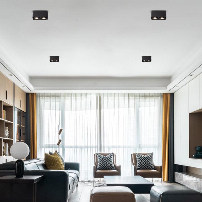 Thea Spotlight Surface Mount Twin LED Angular Minimalist