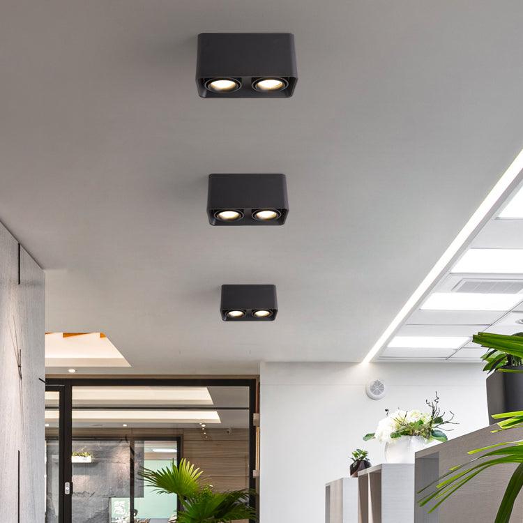 Thea Spotlight Surface Mount Twin LED Angular Minimalist