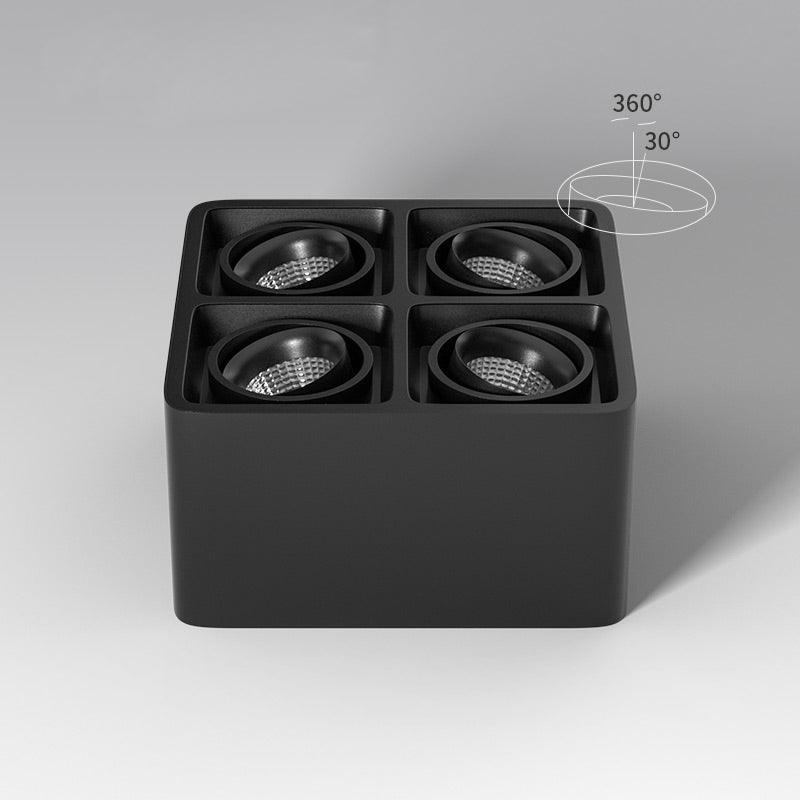 Thea Spotlight Surface Mount Twin LED Angular Minimalist