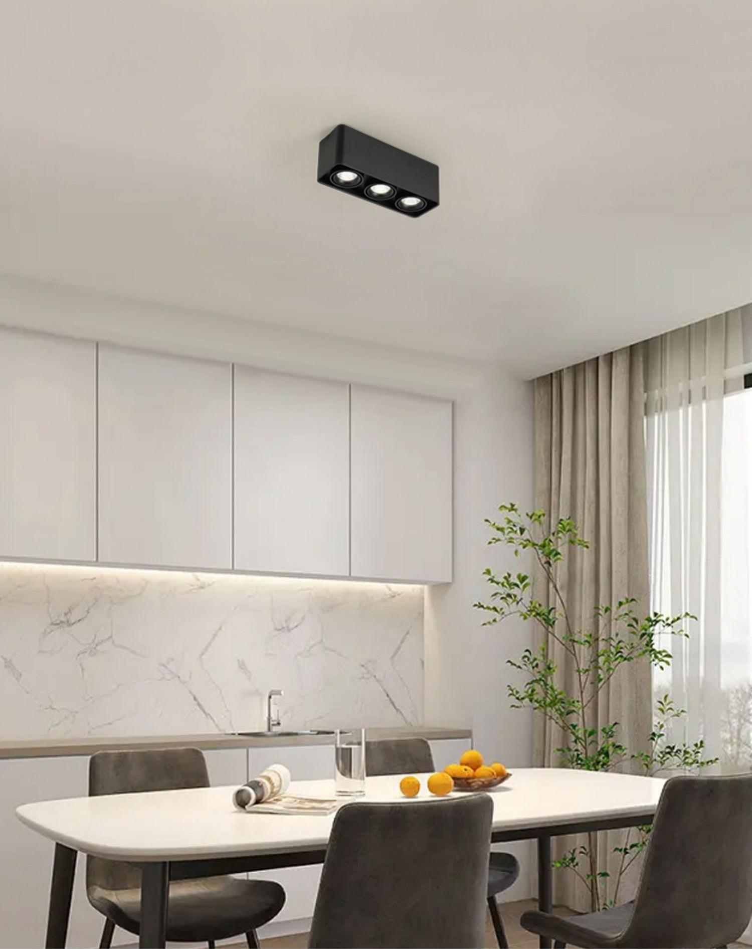 Thea Spotlight Surface Mount Twin LED Angular Minimalist
