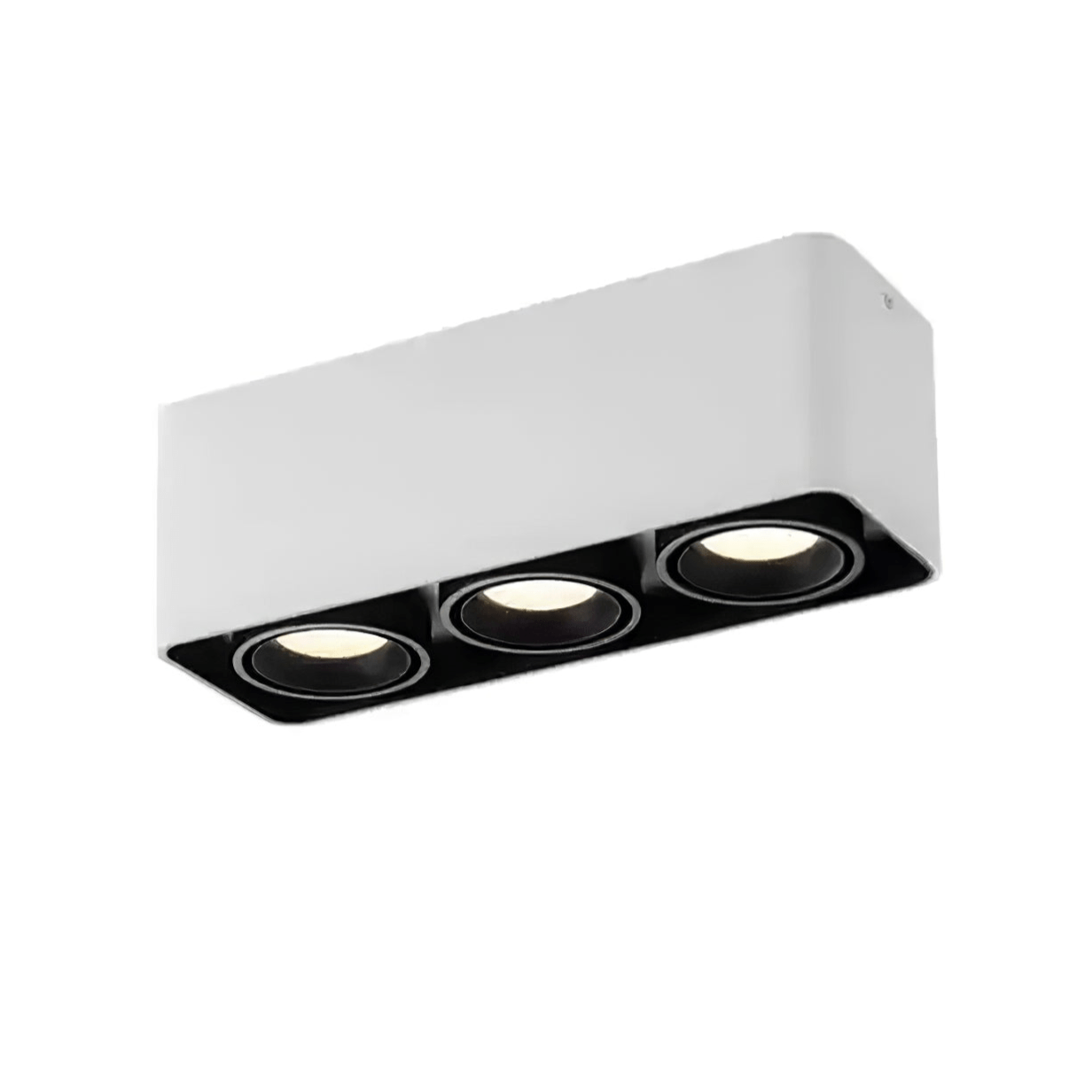 Solara Spotlight Surface Mount Twin LED Angular Minimalist - Neutral Decor