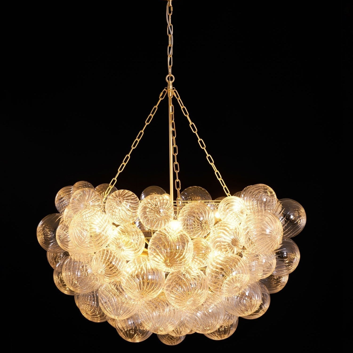 Aurora Chandelier Glass Ball Bubble Modern - Neutral Decor