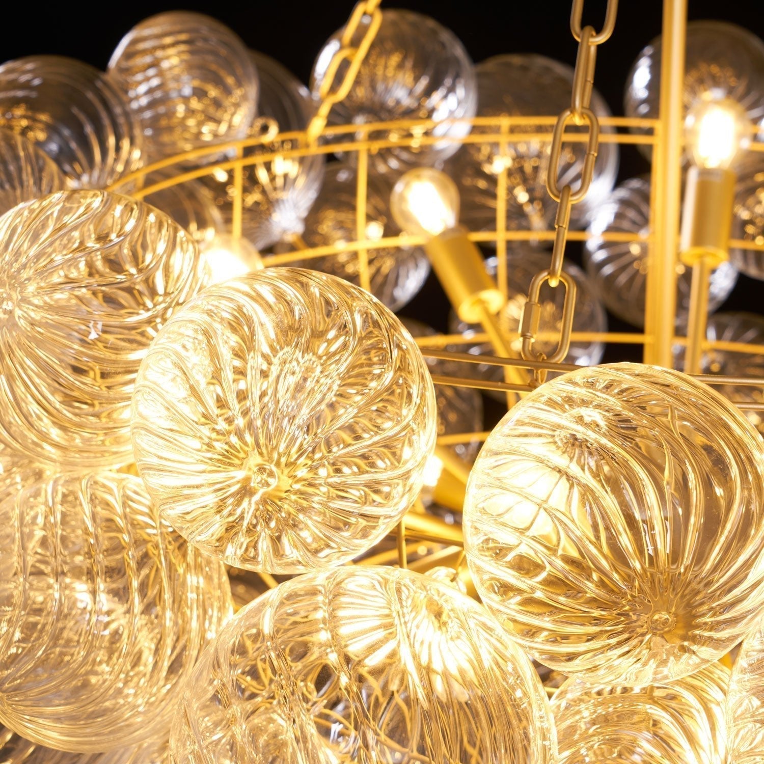 Aurora Chandelier Glass Ball Bubble Modern