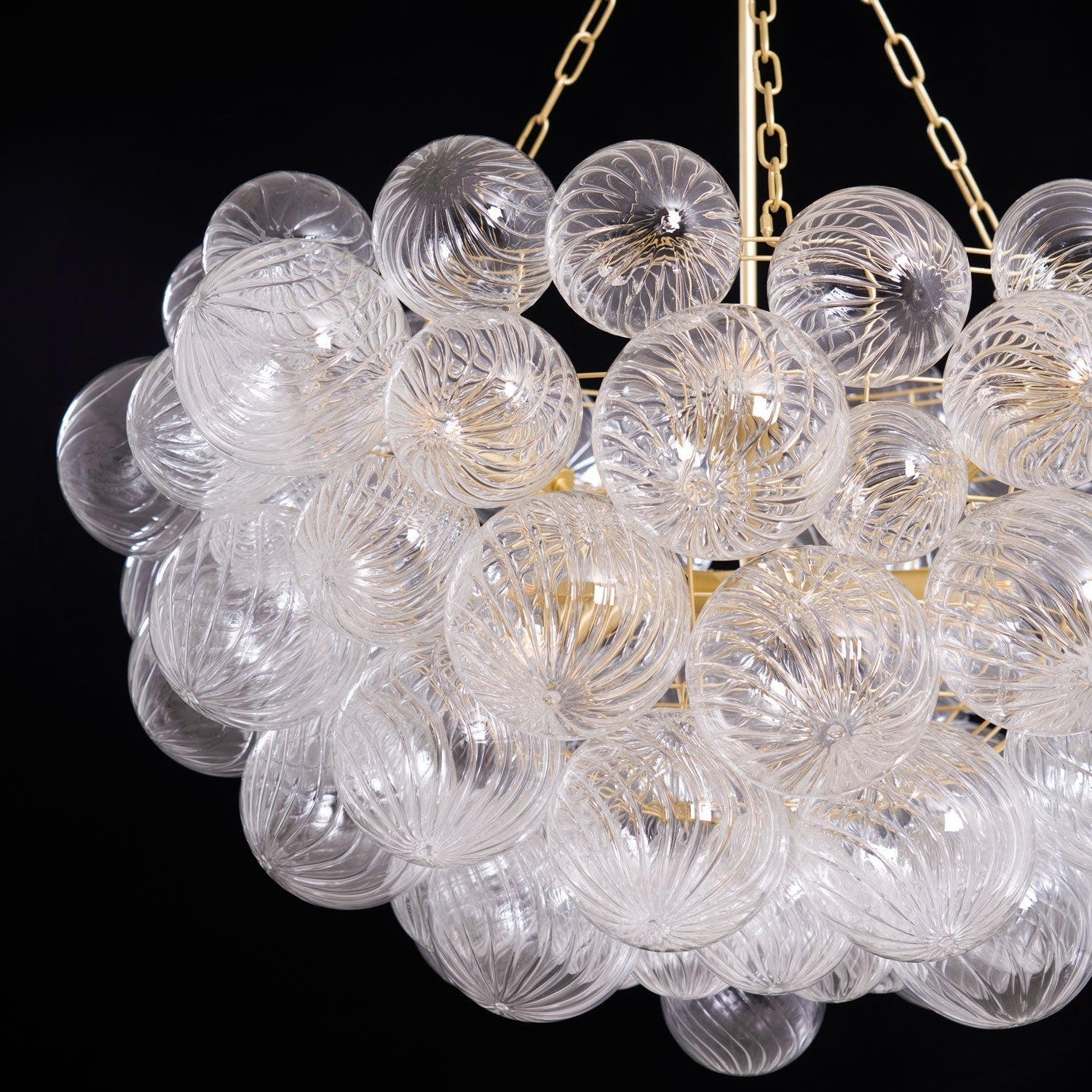 Aurora Chandelier Glass Ball Bubble Modern