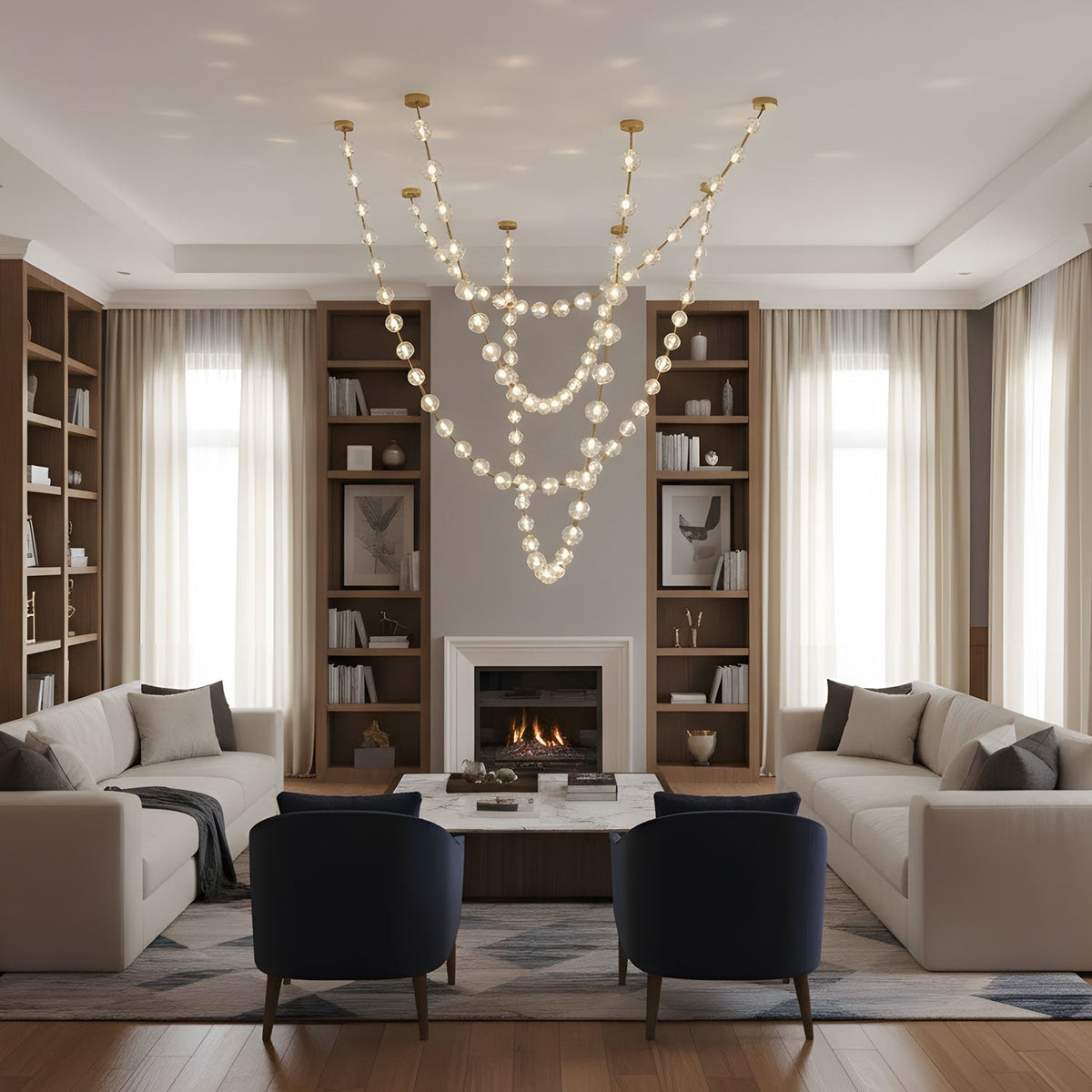 Lindencourt Strand Necklace Chandelier