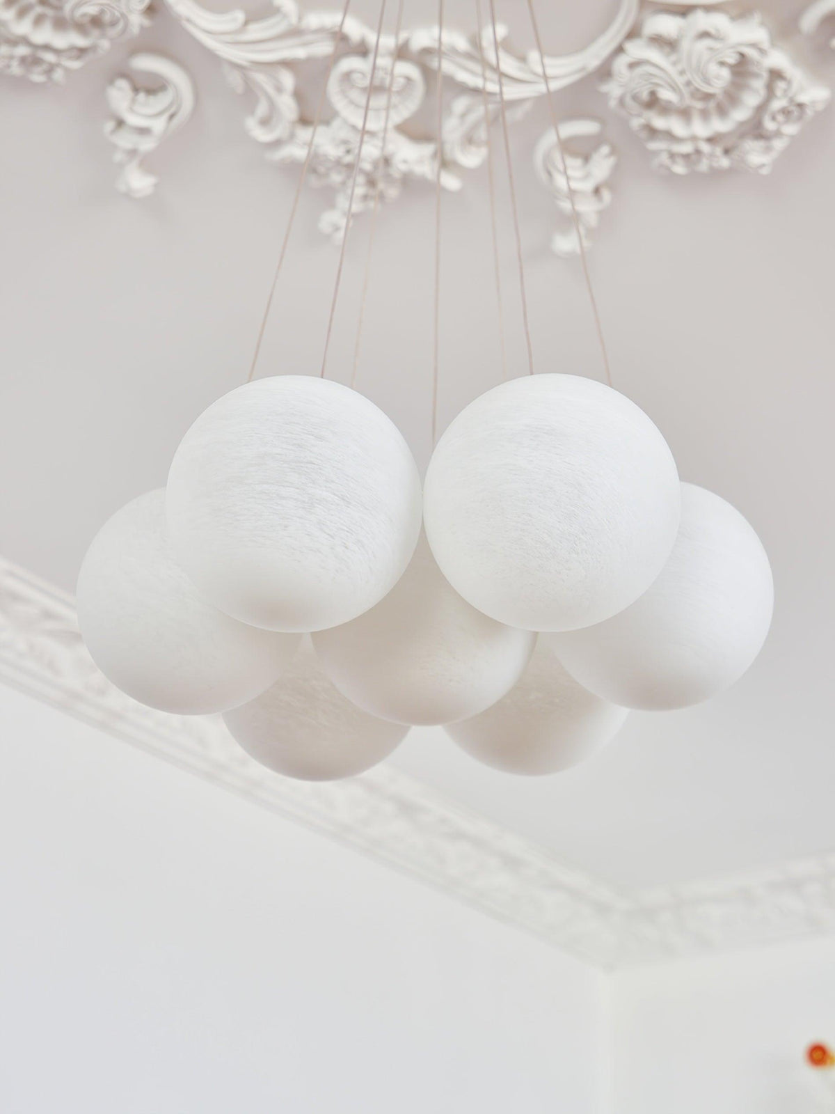 Celalissa Chandelier Glass Cluster Frosted Glass
