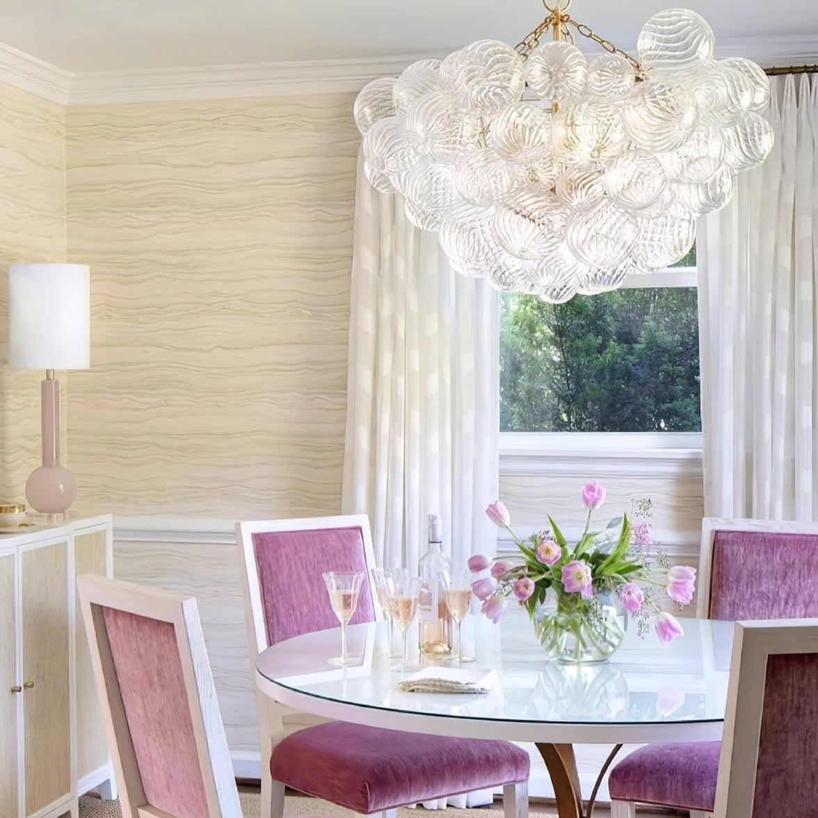 Aurora Chandelier Glass Ball Bubble Modern
