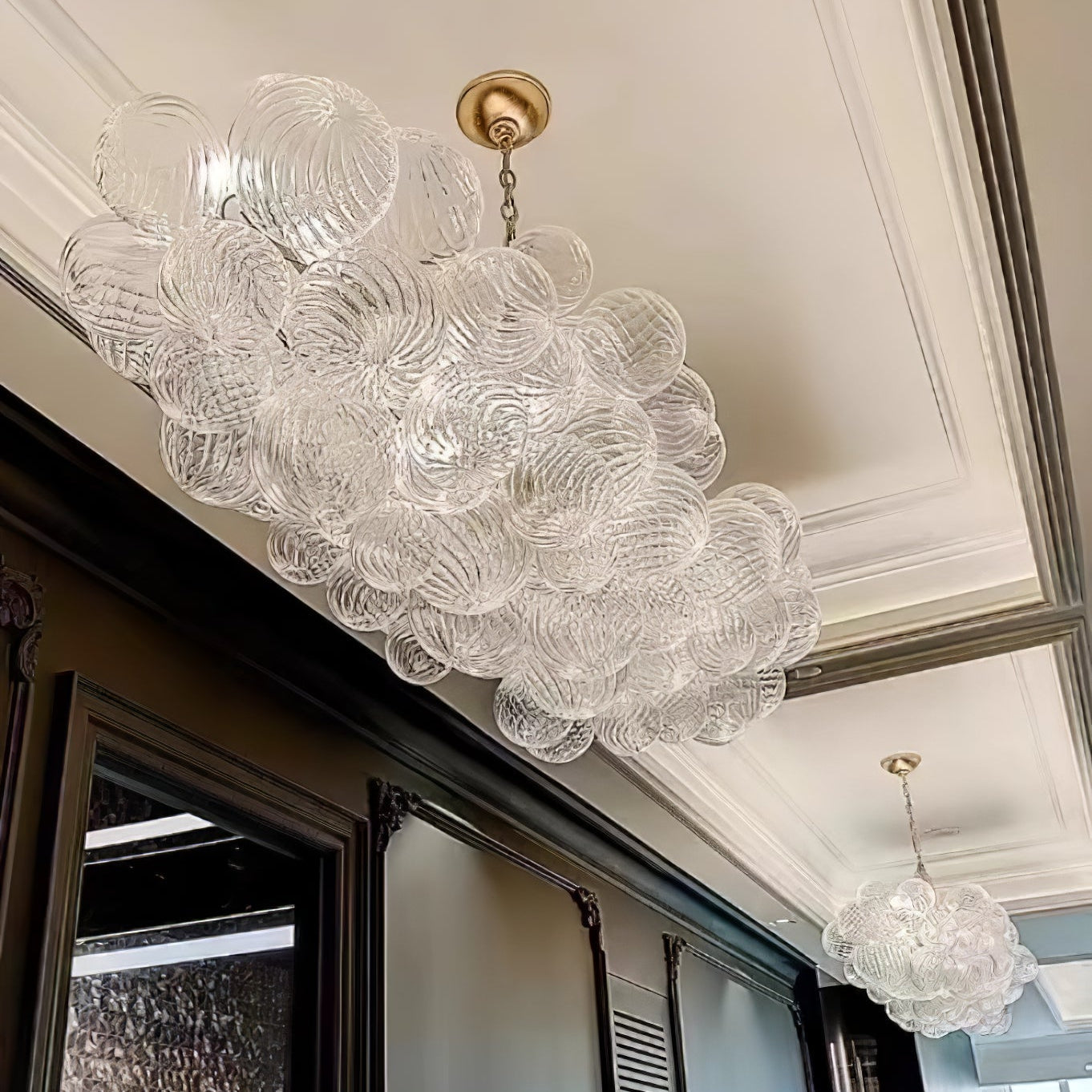 Aurora Chandelier Glass Ball Bubble Modern