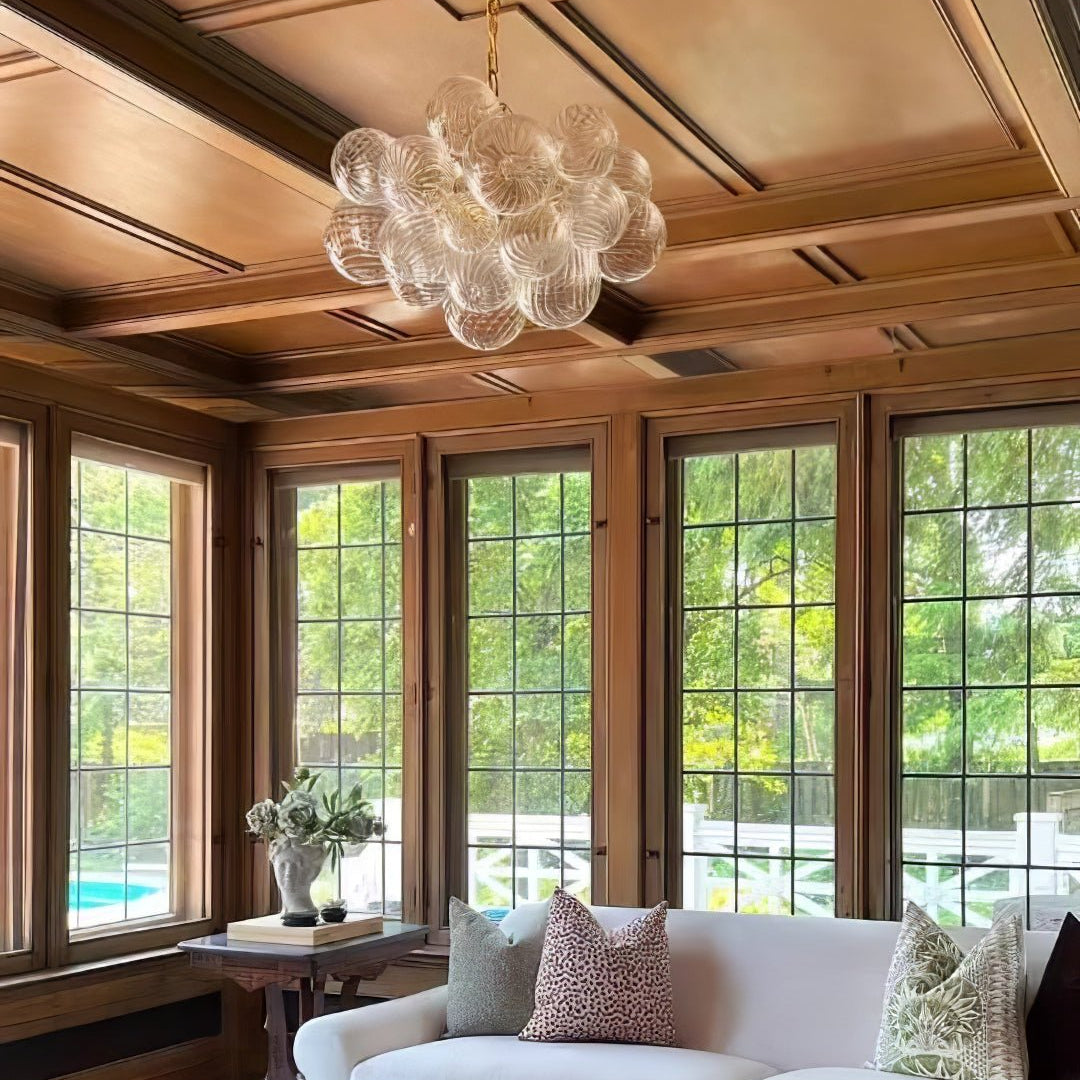 Aurora Chandelier Glass Ball Bubble Modern - Neutral Decor