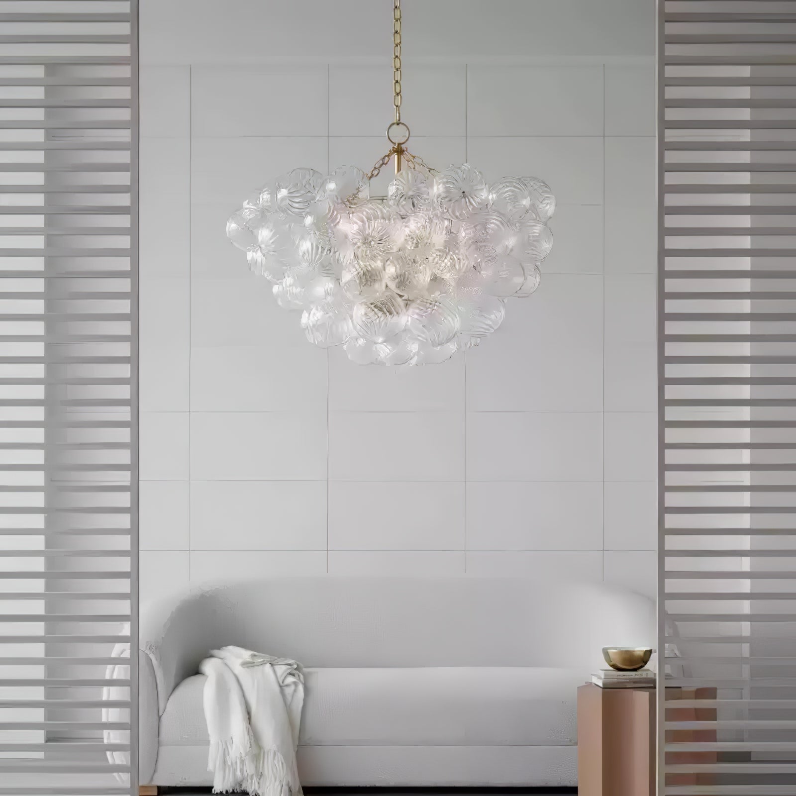 Aurora Chandelier Glass Ball Bubble Modern - Neutral Decor