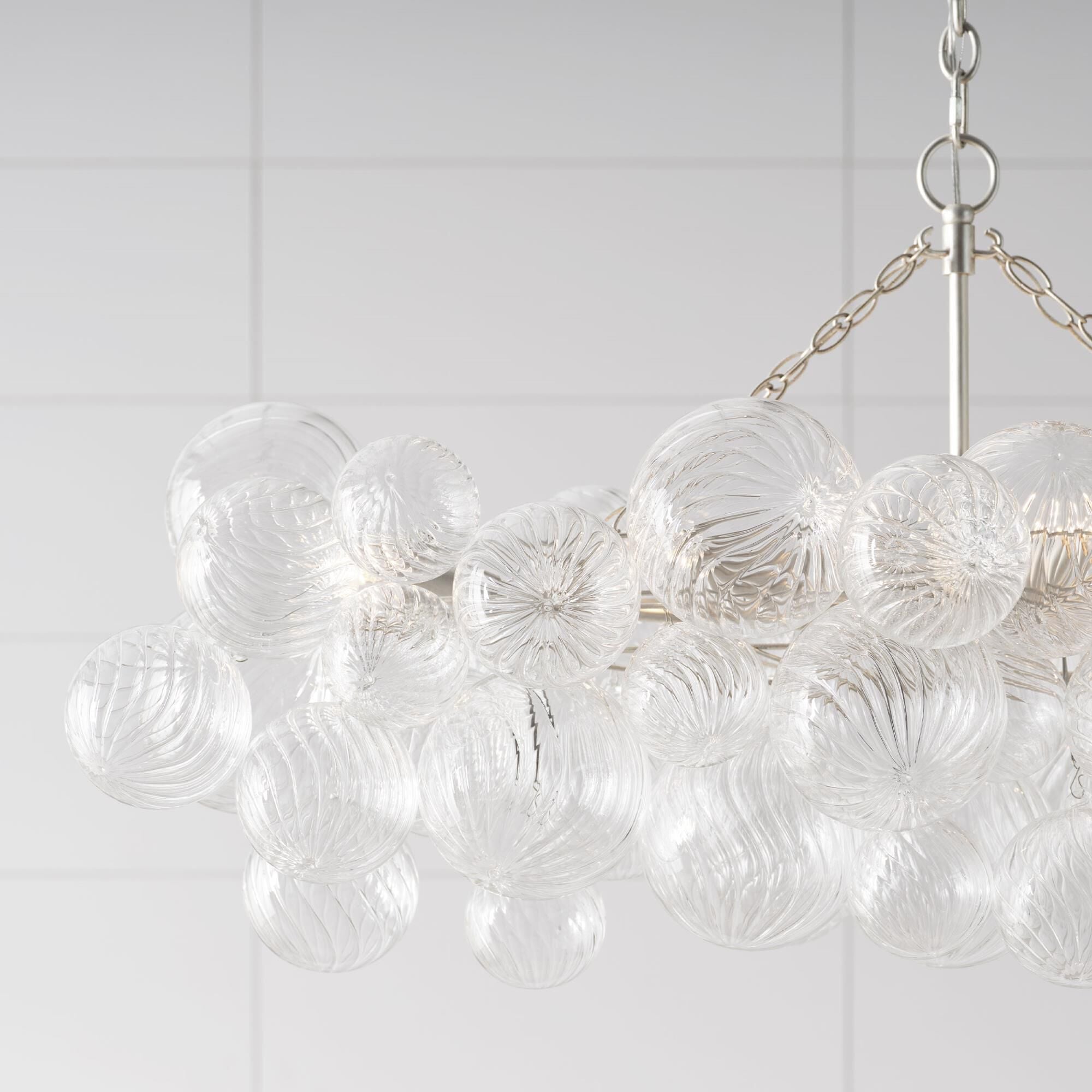 Aurora Chandelier Glass Ball Bubble Modern - Neutral Decor