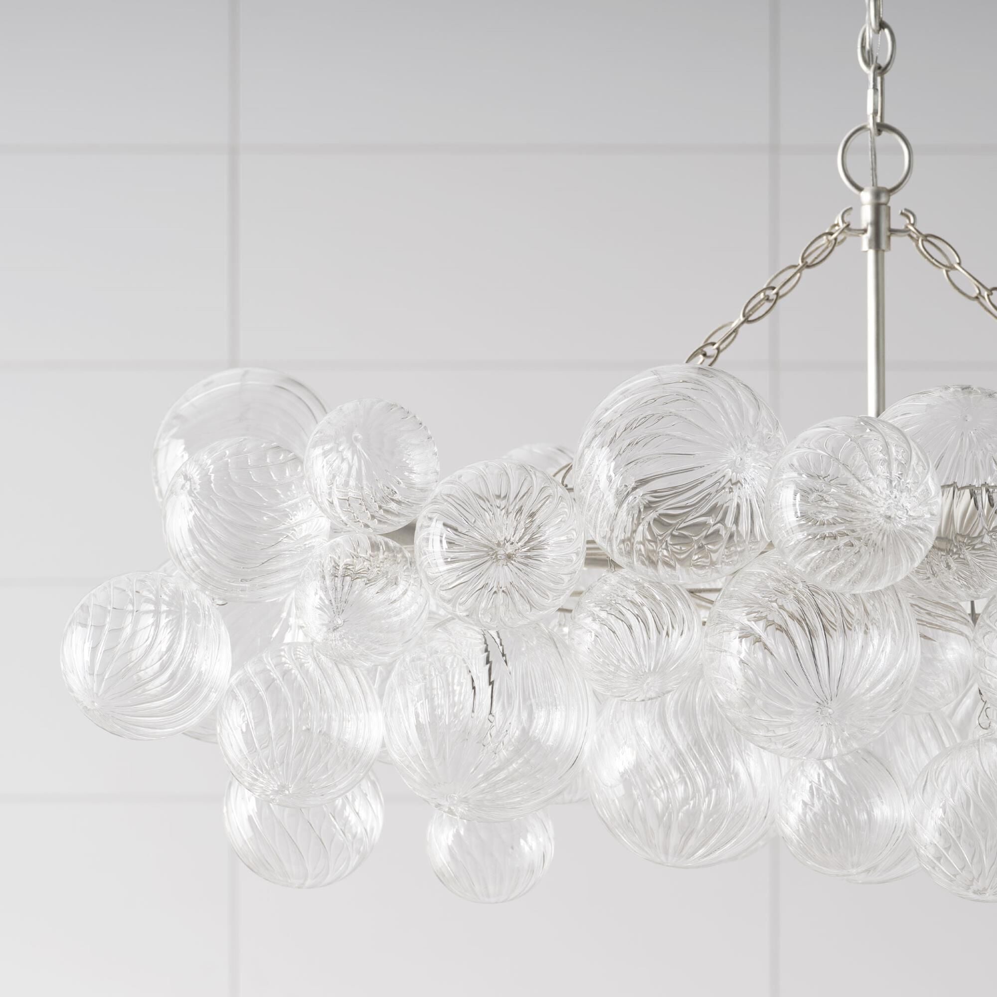 Aurora Chandelier Glass Ball Bubble Modern