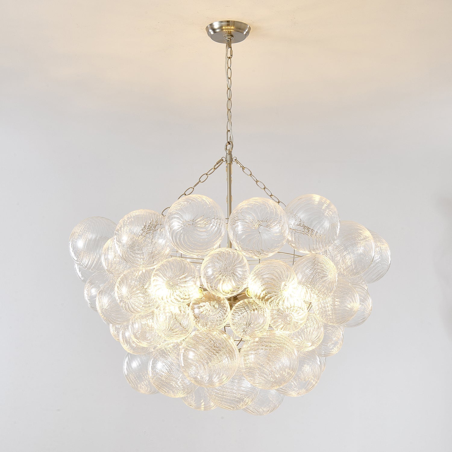 Aurora Chandelier Glass Ball Bubble Modern