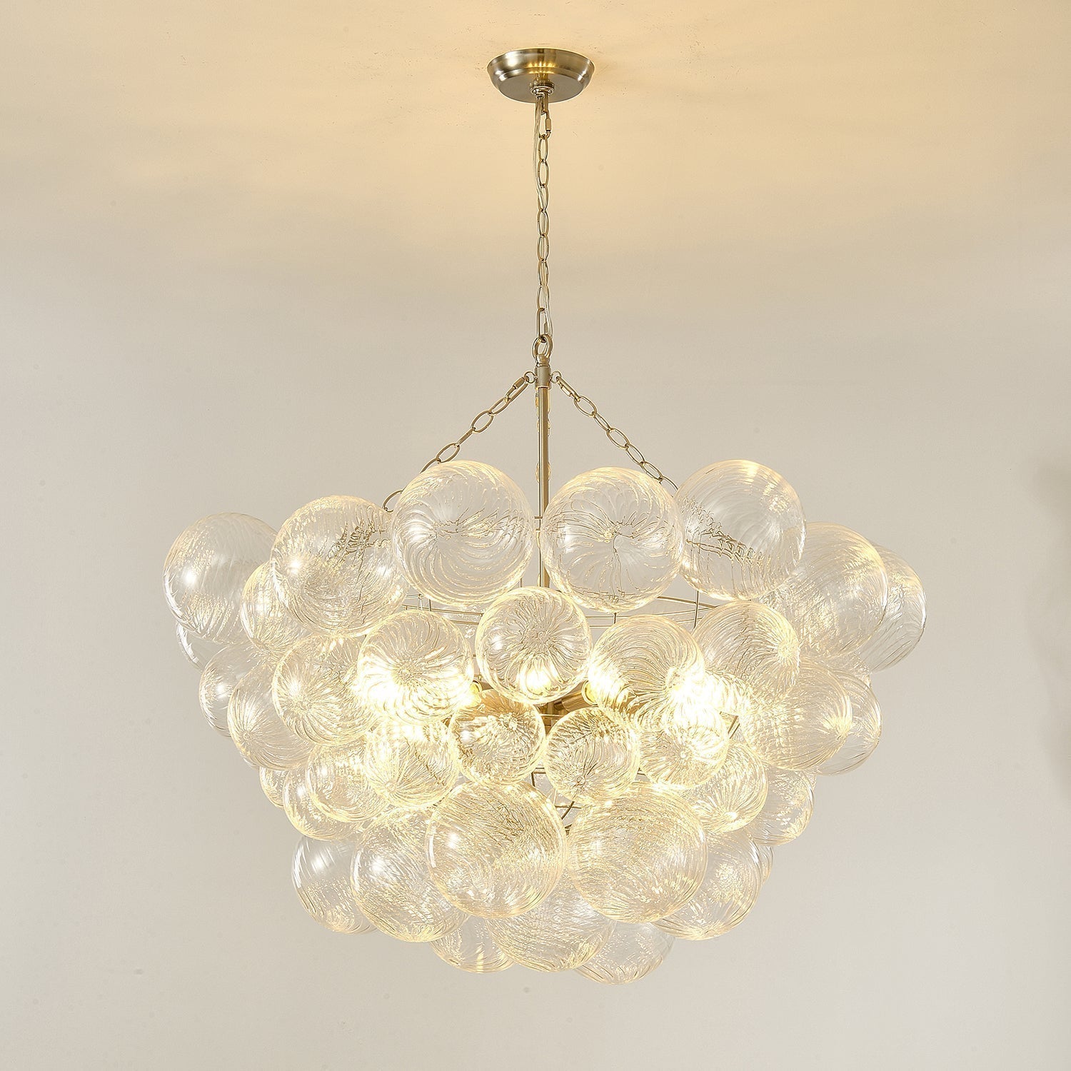 Aurora Chandelier Glass Ball Bubble Modern