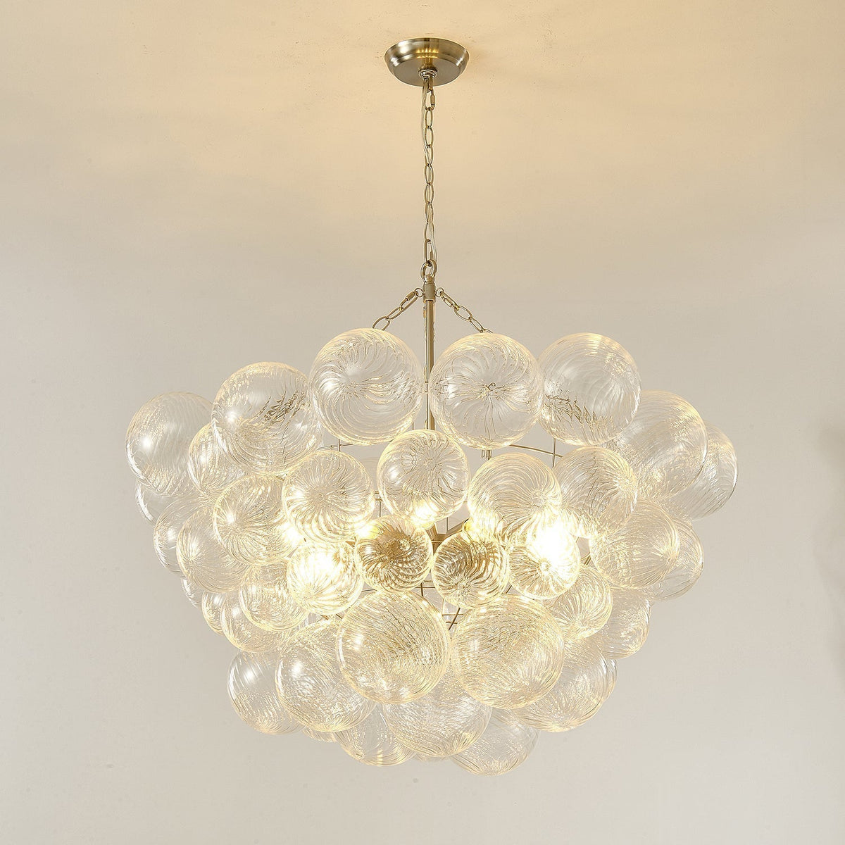 Aurora Chandelier Glass Ball Bubble Modern