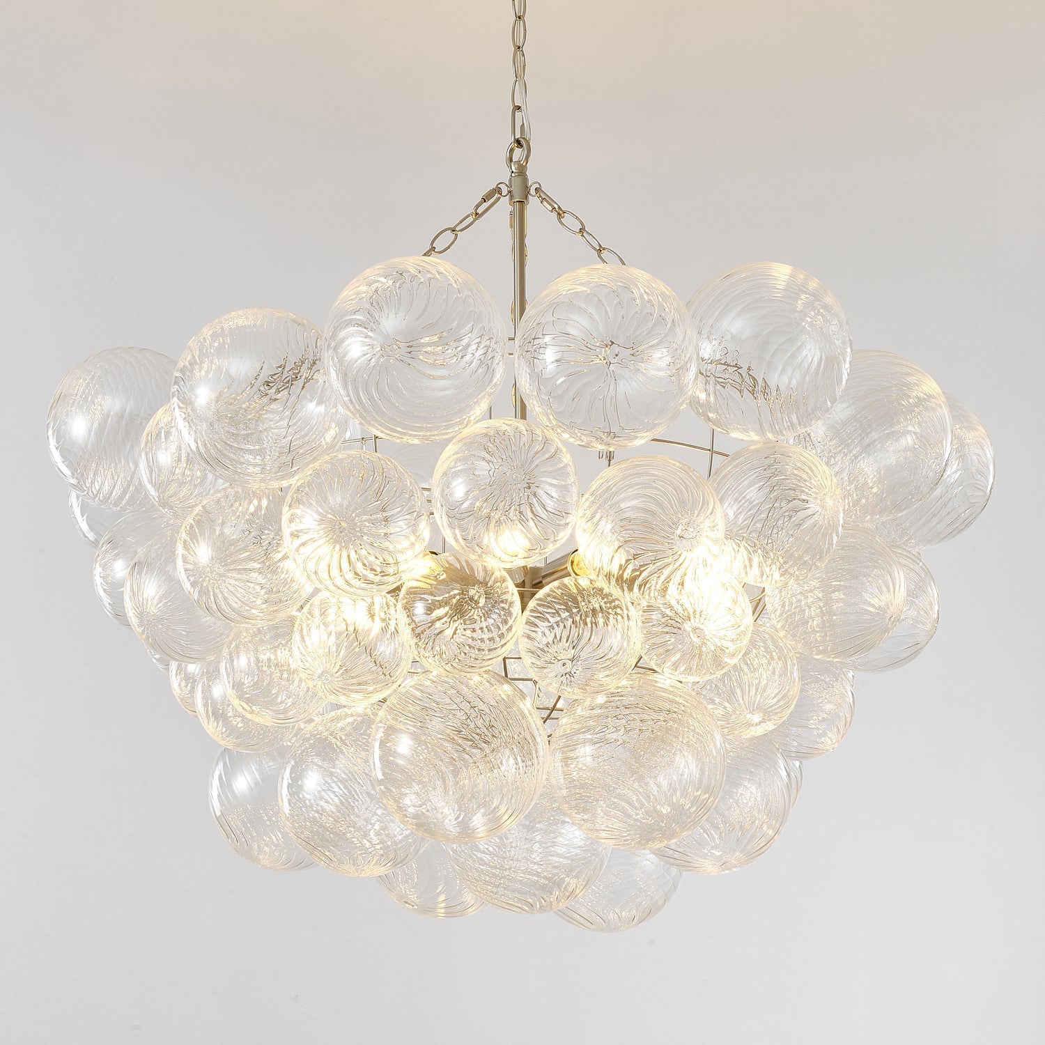 Aurora Chandelier Glass Ball Bubble Modern - Neutral Decor