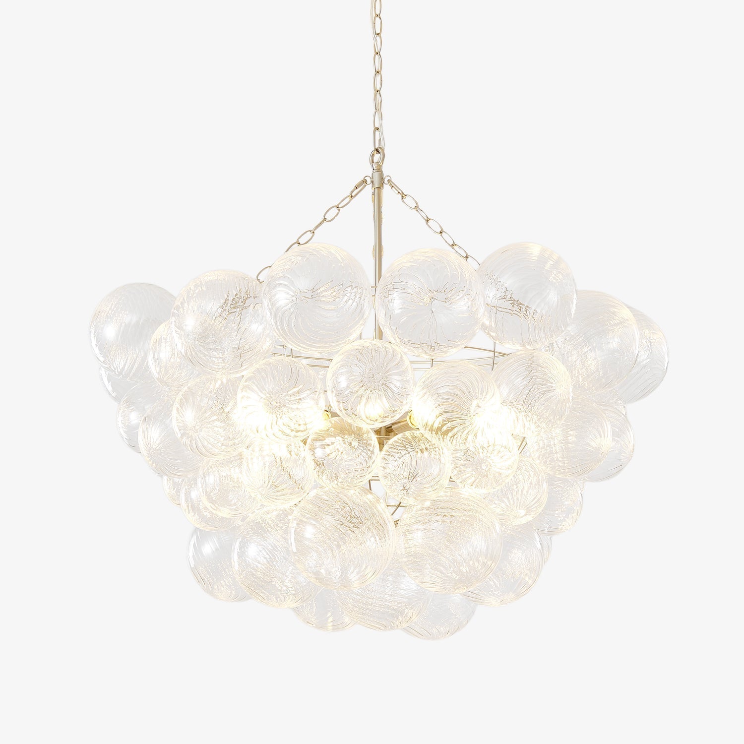 Aurora Chandelier Glass Ball Bubble Modern - Neutral Decor