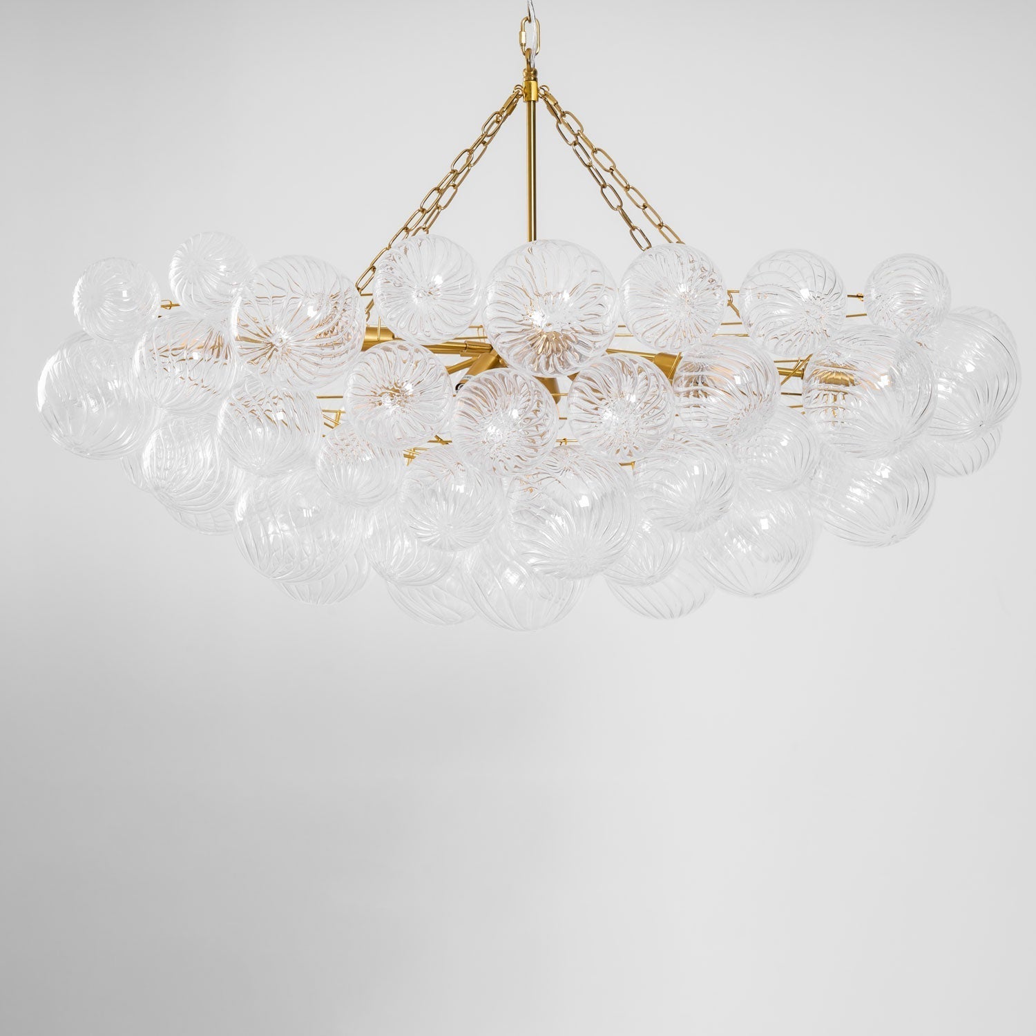 Aurora Chandelier Glass Ball Bubble Modern - Neutral Decor