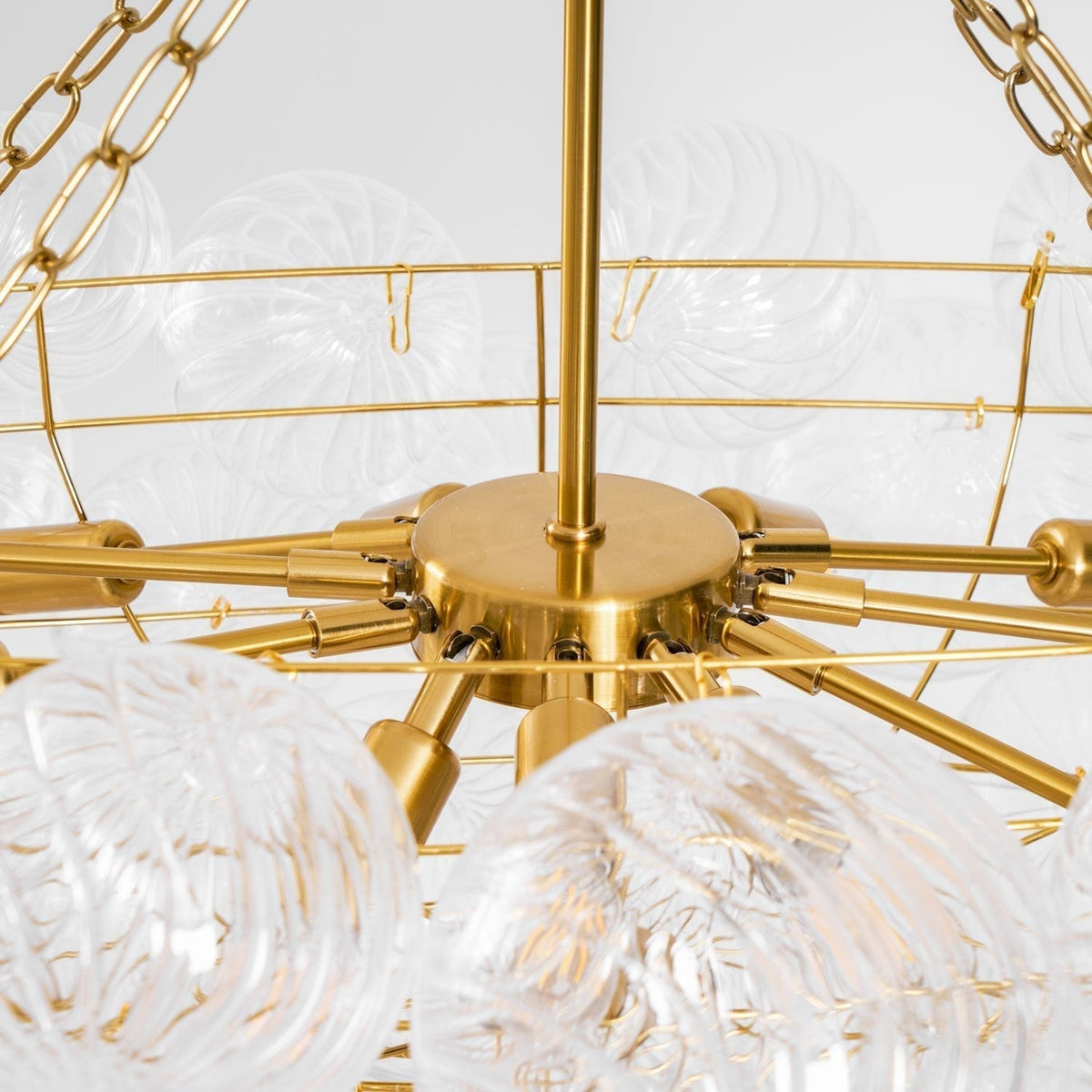 Aurora Chandelier Glass Ball Bubble Modern