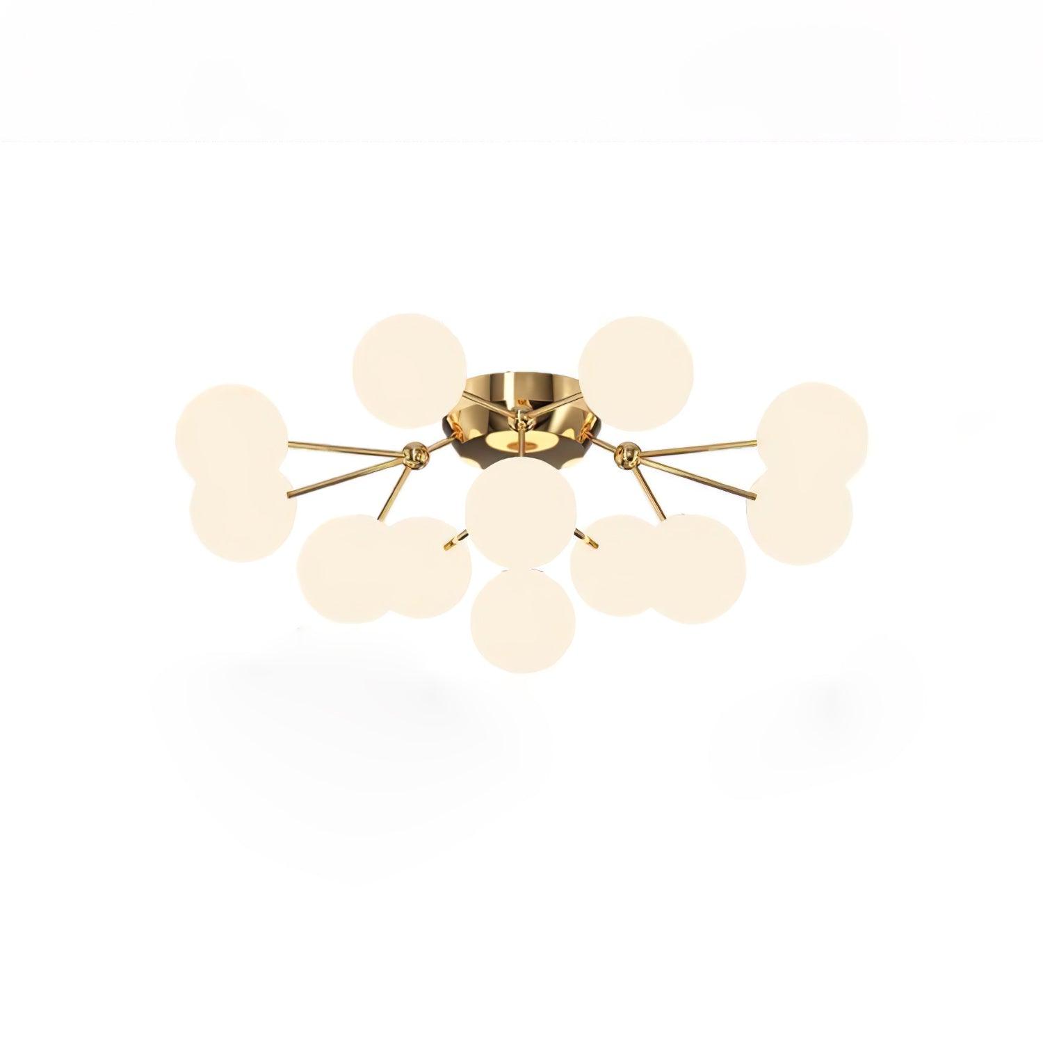 Veloel Luxury Glass Ceiling Lamp