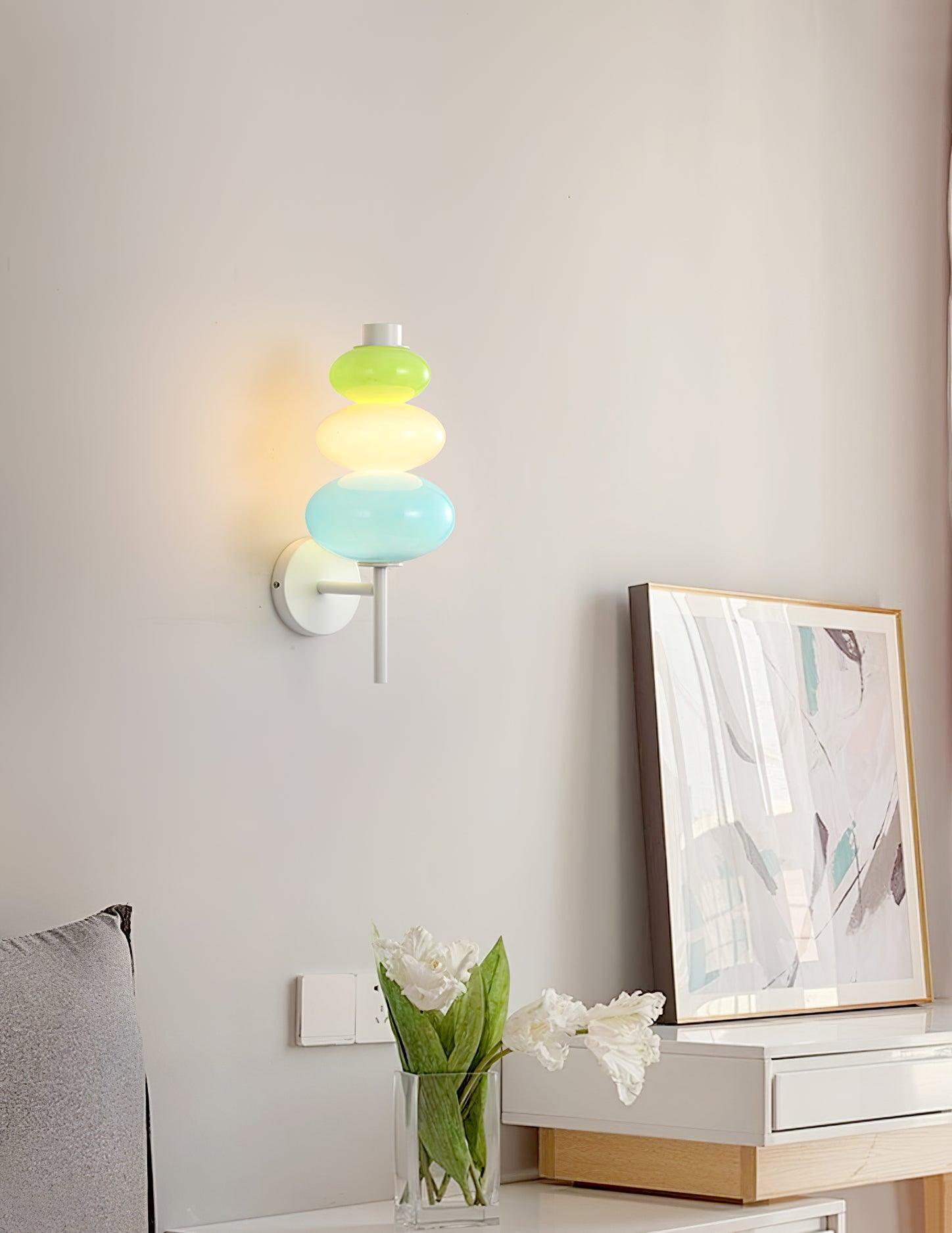 Pebble Modern Glass Wall Lamp