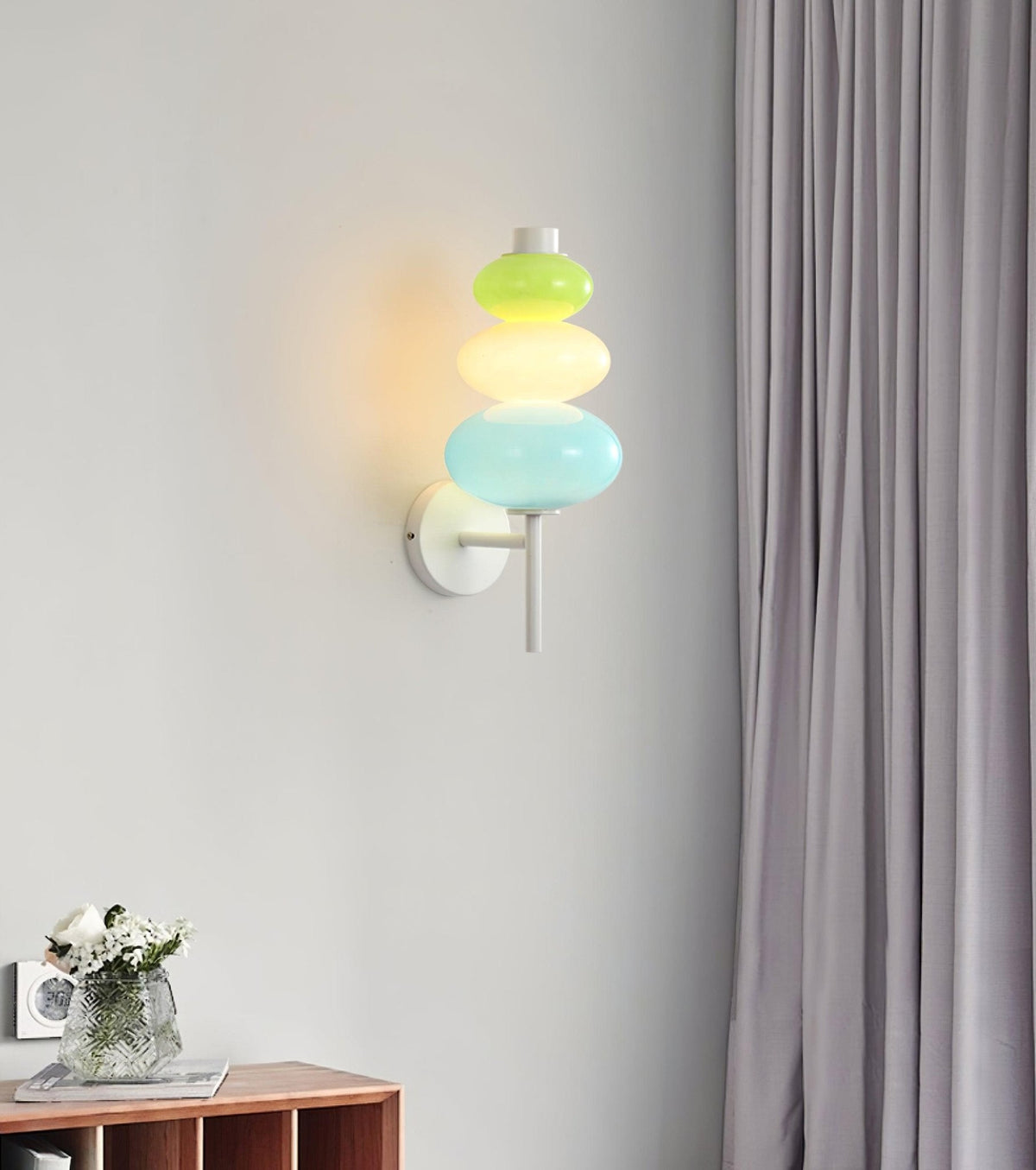 Pebble Modern Glass Wall Lamp