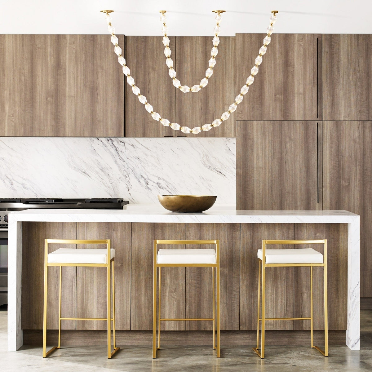 Pearlene Beaded Chandelier