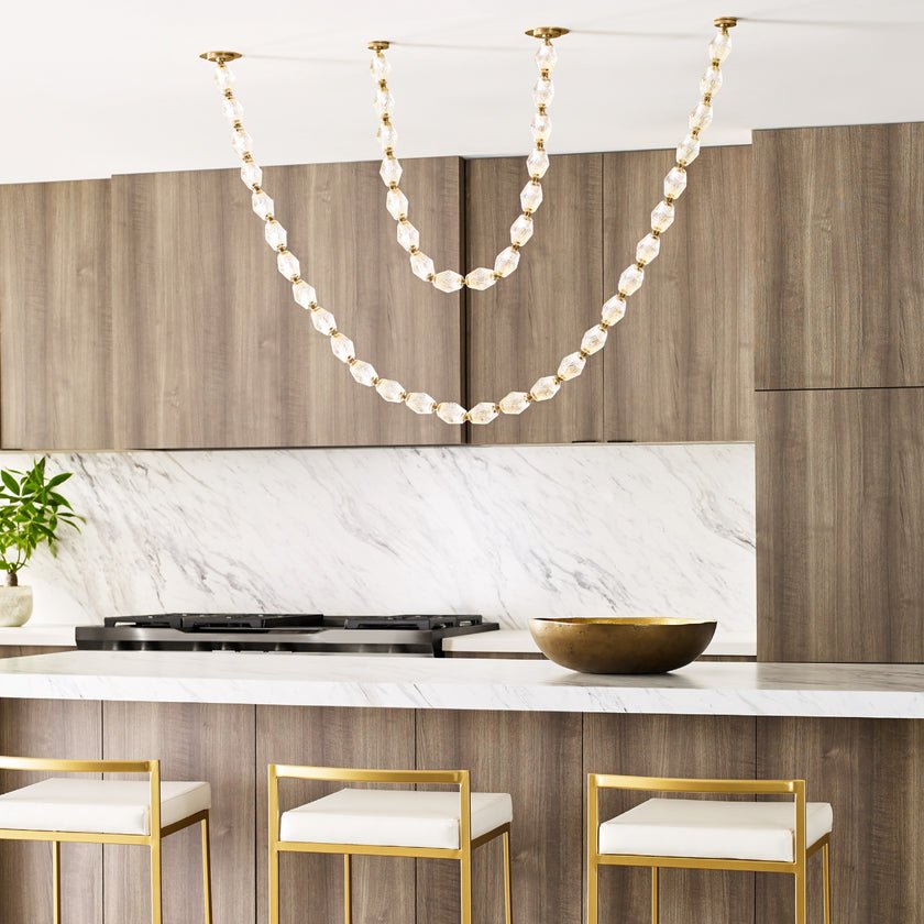 Pearlene Beaded Chandelier