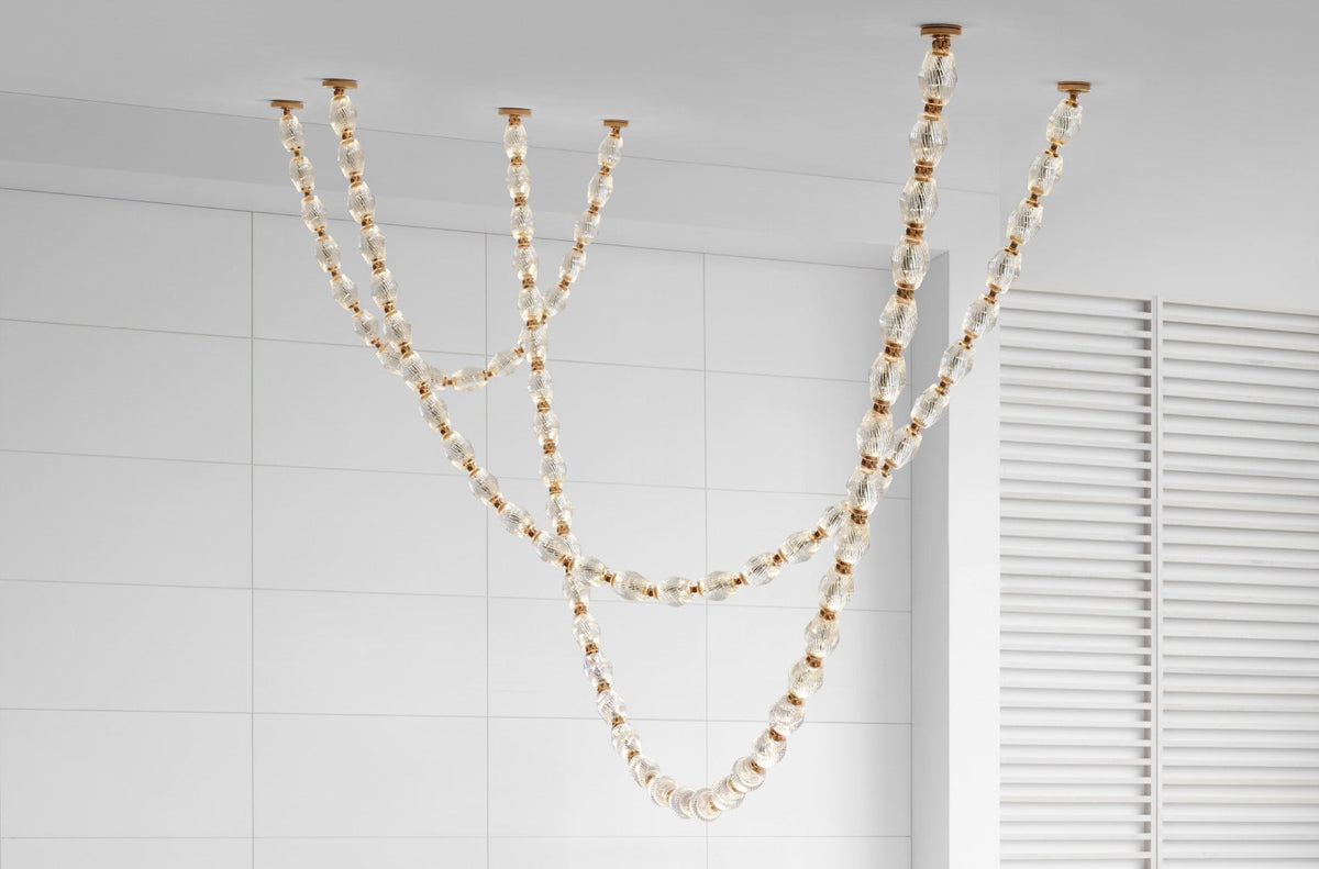 Pearlene Beaded Chandelier