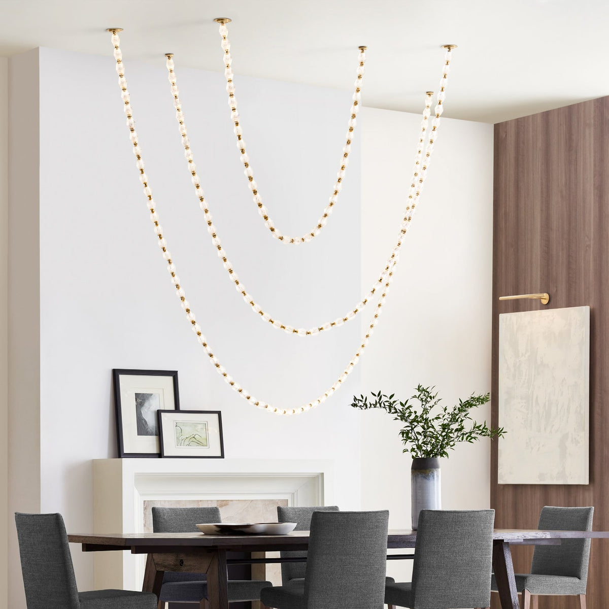 Pearlene Beaded Chandelier