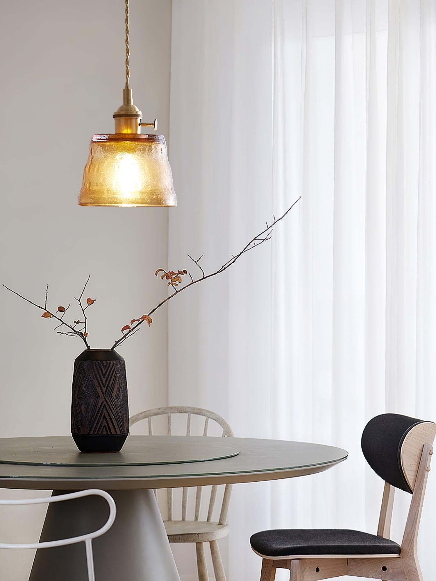 Lioreraya Pendant Lamp Copper Glass for Dining